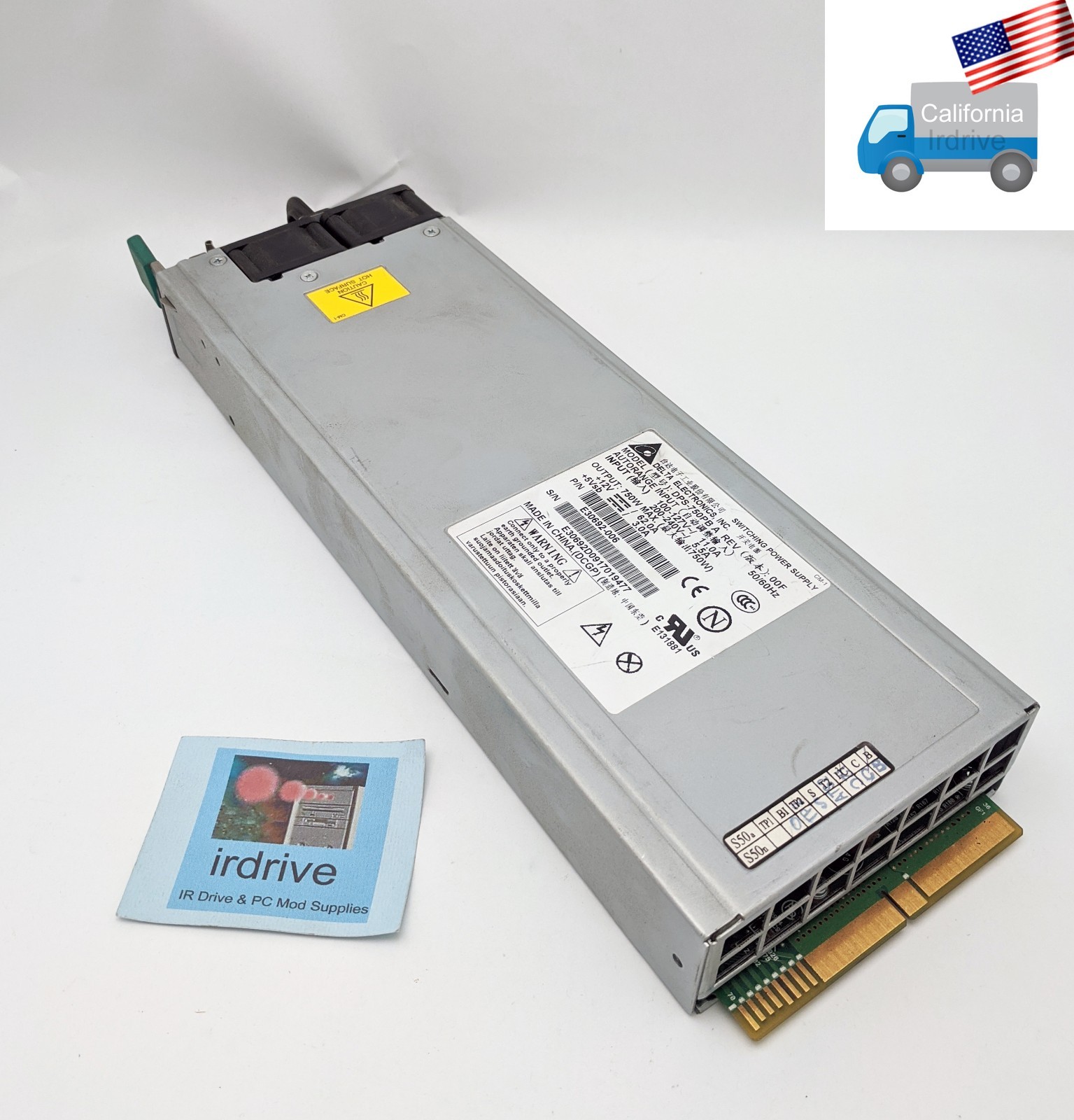 Delta 750W Server Power Supply 2U Module DPS-750PB A REV:00F P/N:E30692-006