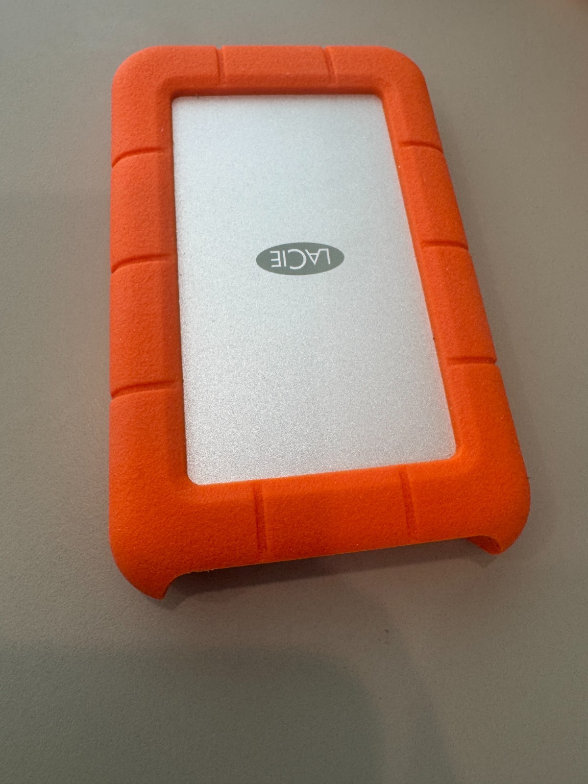 LaCie Rugged LRD0TU6 2TB External Hard Drive USB-C Portable HDD Orange