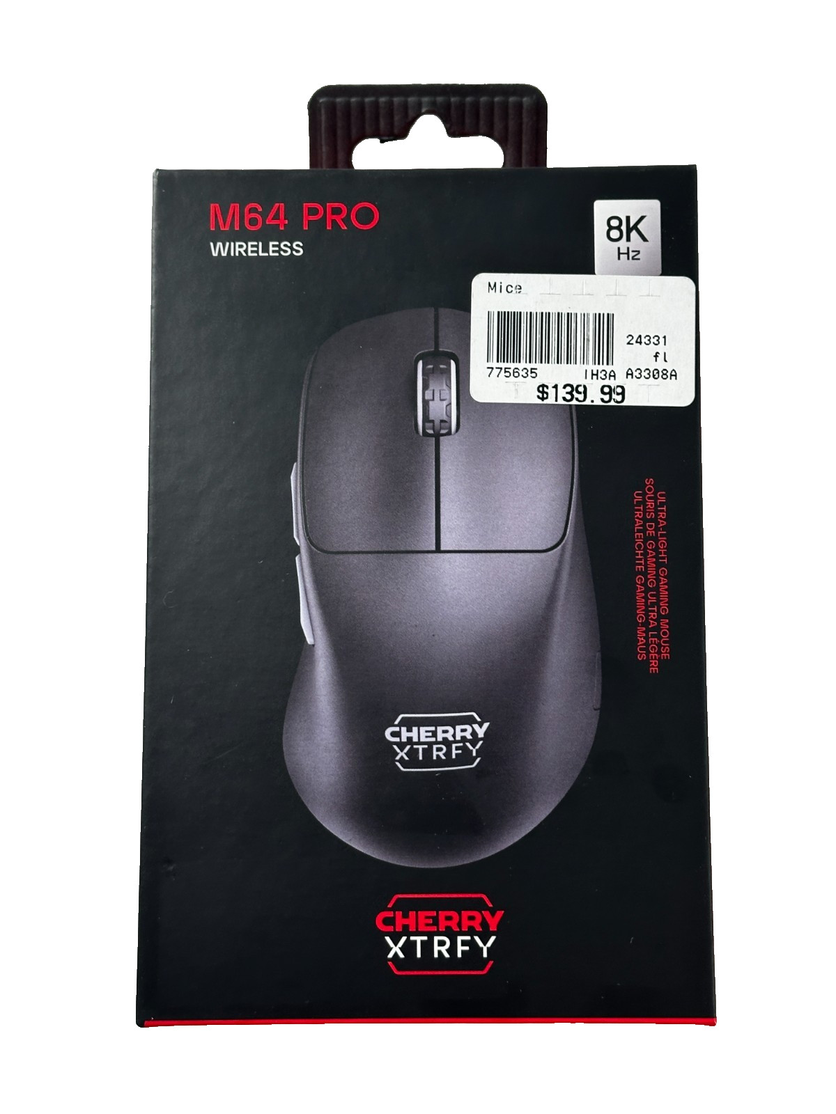 CHERRY XTRFY M64 Pro Wireless Optical Gaming Mouse - Black original