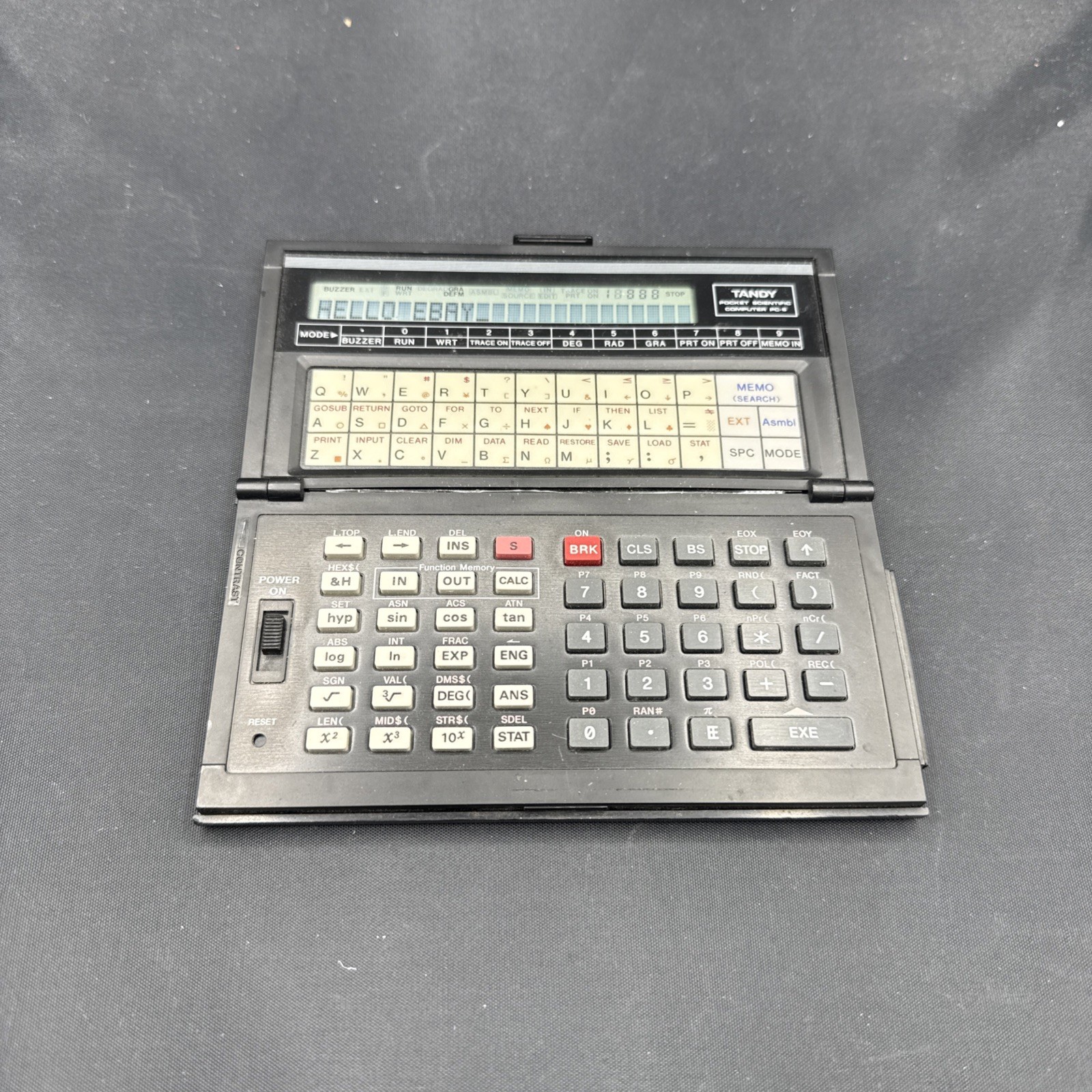 VTG Tandy Pocket Scientific Computer PC-5 - Working