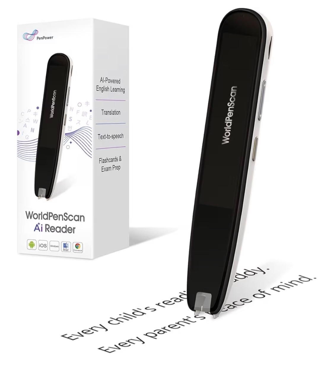 AI Reader – Reading Pen with Built-in Dictionary & AI Reading Buddy for Kids