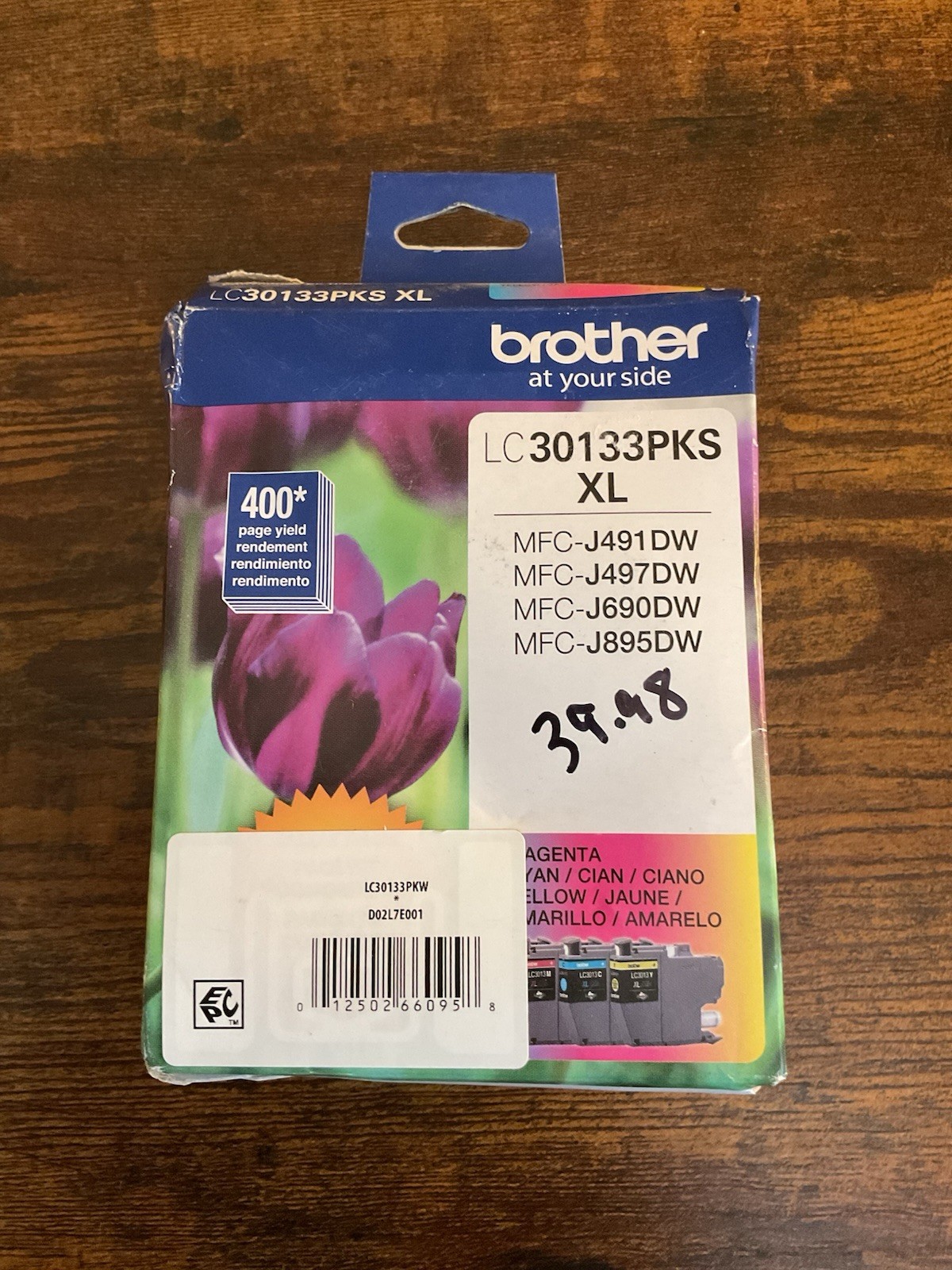Brother LC30133PKS XL High Yield Color Ink Cartridges 3 Pack Genuine 2026