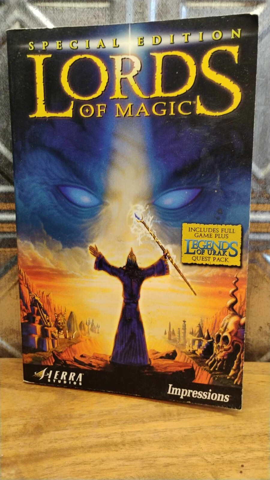 Vtg 1998 LORDS OF MAGIC Special Edition PC Computer SIERRA Game Instruction Book