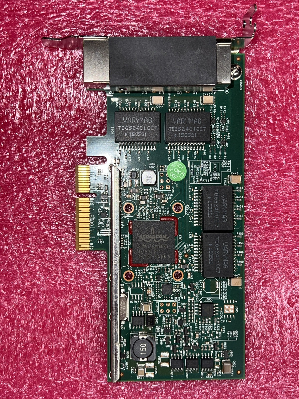 Dell Broadcom 5719 Quad Port 1G RJ-45 10/100/1000 PCIe x4 Network Adapter 0TMGR6