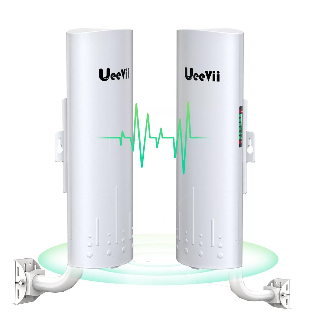 2x Wireless Bridge CPE820 5.8G 1Gbps Point to Point WiFi Outdoor CPE Plug & Play