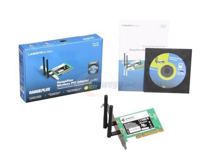 Linksys WMP110 PCI Wireless WiFi Card Intel Network Adapter PC Desktop Vintage