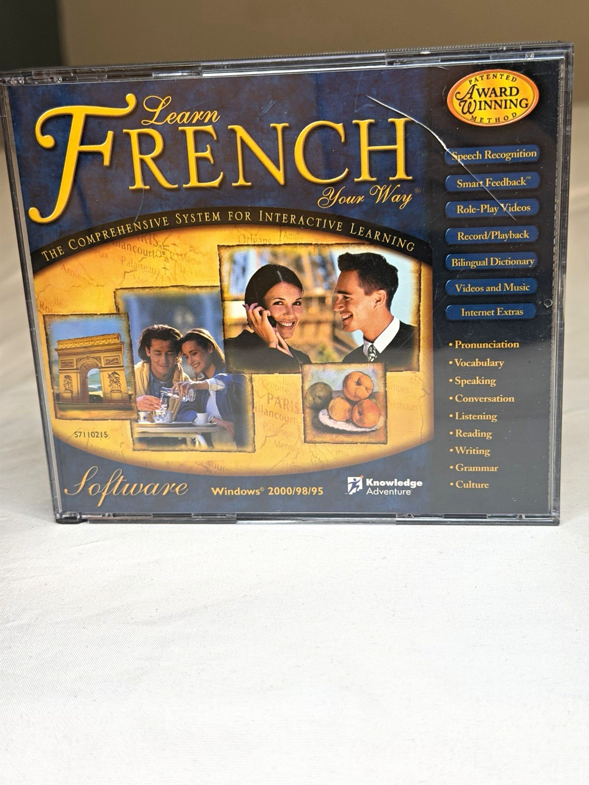 Knowledge Adventure Learn French Your Way Language Course CD-ROM Win  SoftwaA296