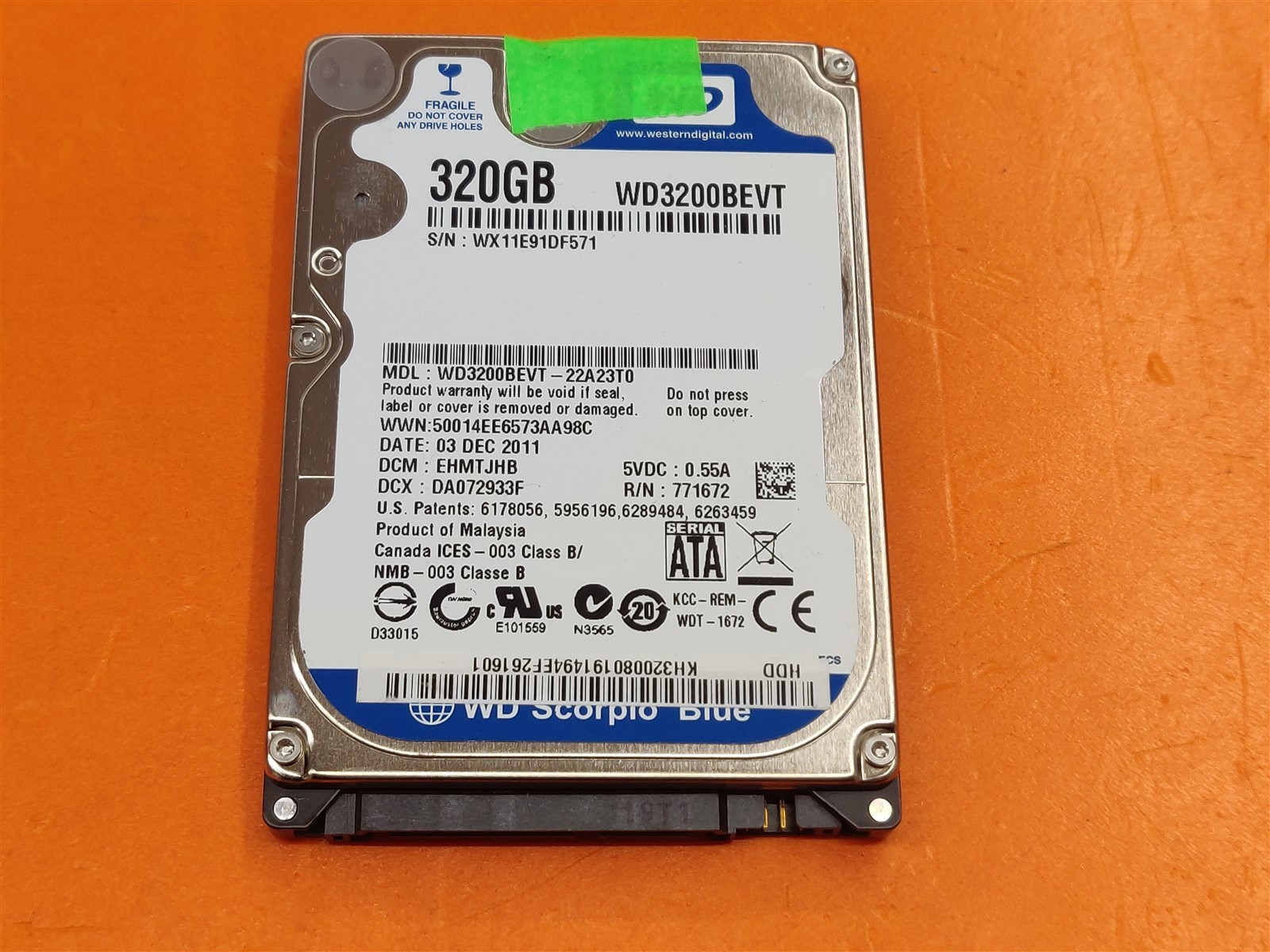 ⭐️⭐️⭐️⭐️⭐️ HDD Hard Drive SATA Laptop 2.5" MAKE MODEL STORAGE