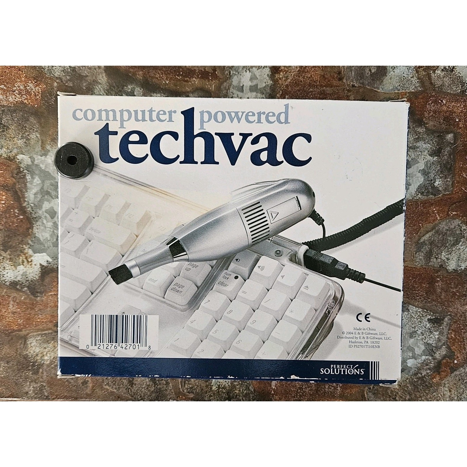Computer Powered Techvac 4-Piece Set Vacuum (2) Crevice Tools & Brush Attachment