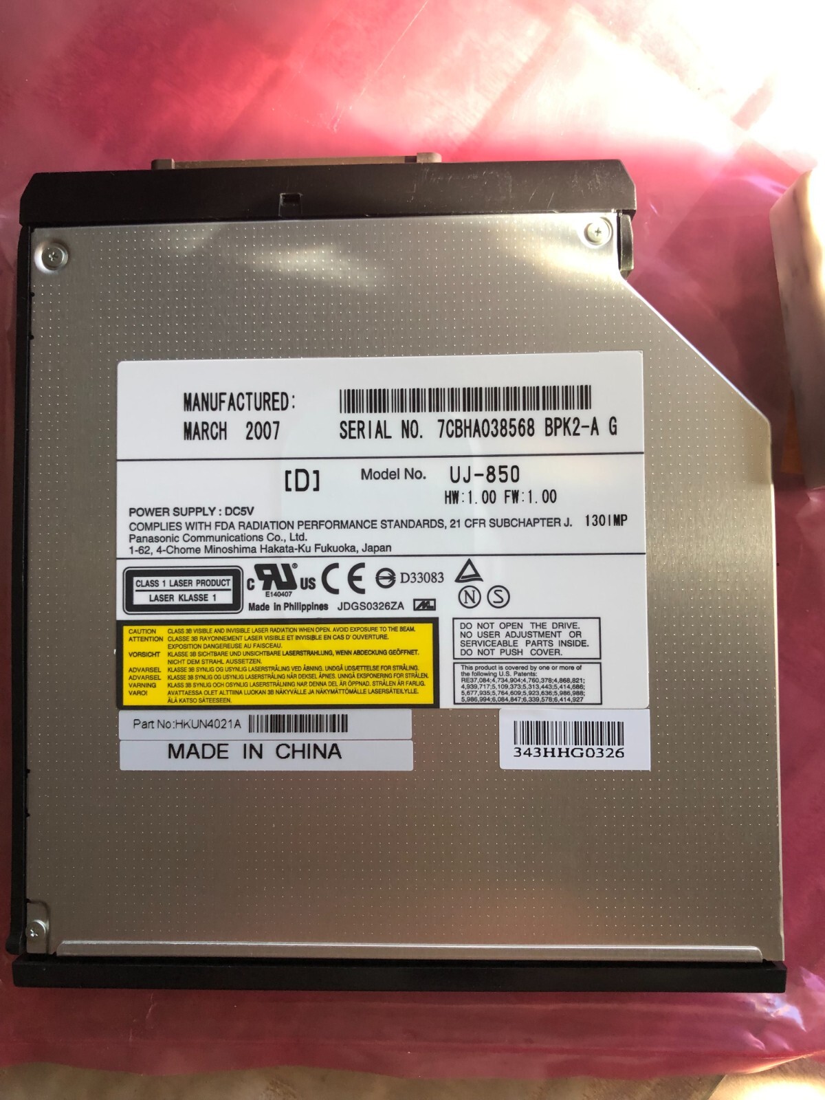 IBM RS6000 Thinkpad R Thinkpad X Thinkpad A Thinkpa T series CD/DVD Burner Drive