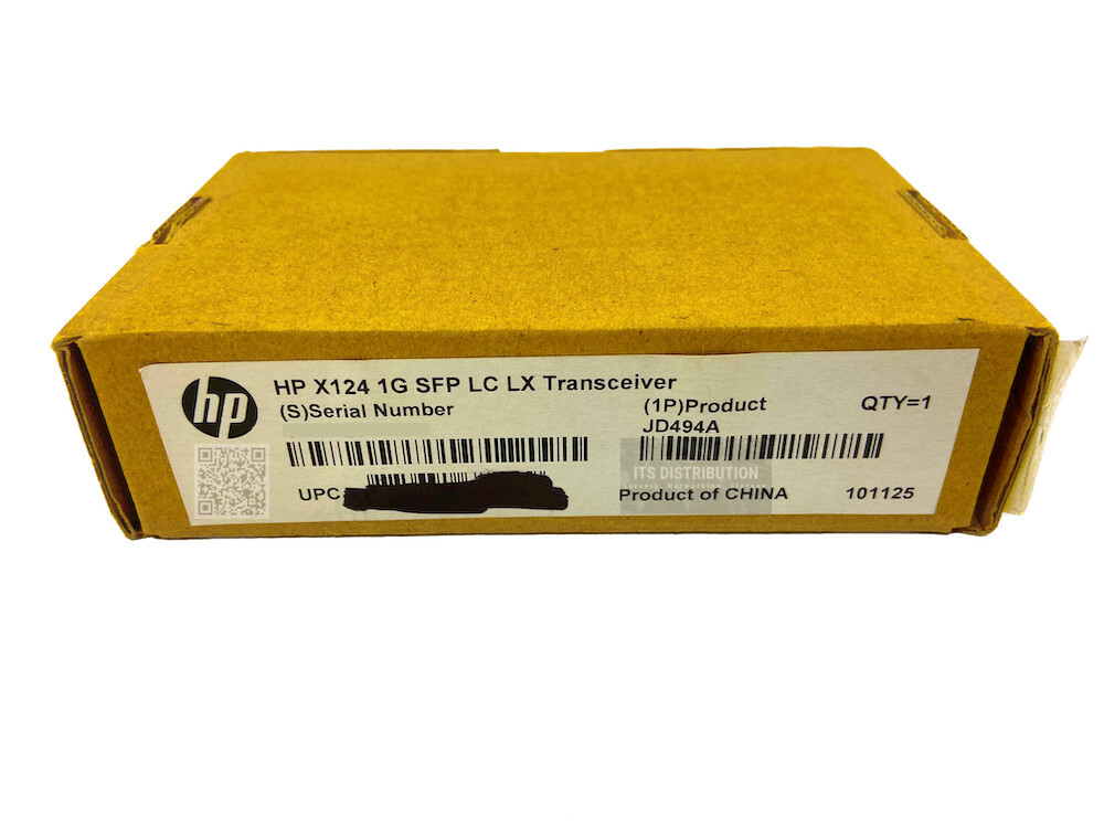 JD494A I Genuine Open Box HPE SFP (mini-GBIC) Module - 1 x 1000Base-LX1 3CSFP92