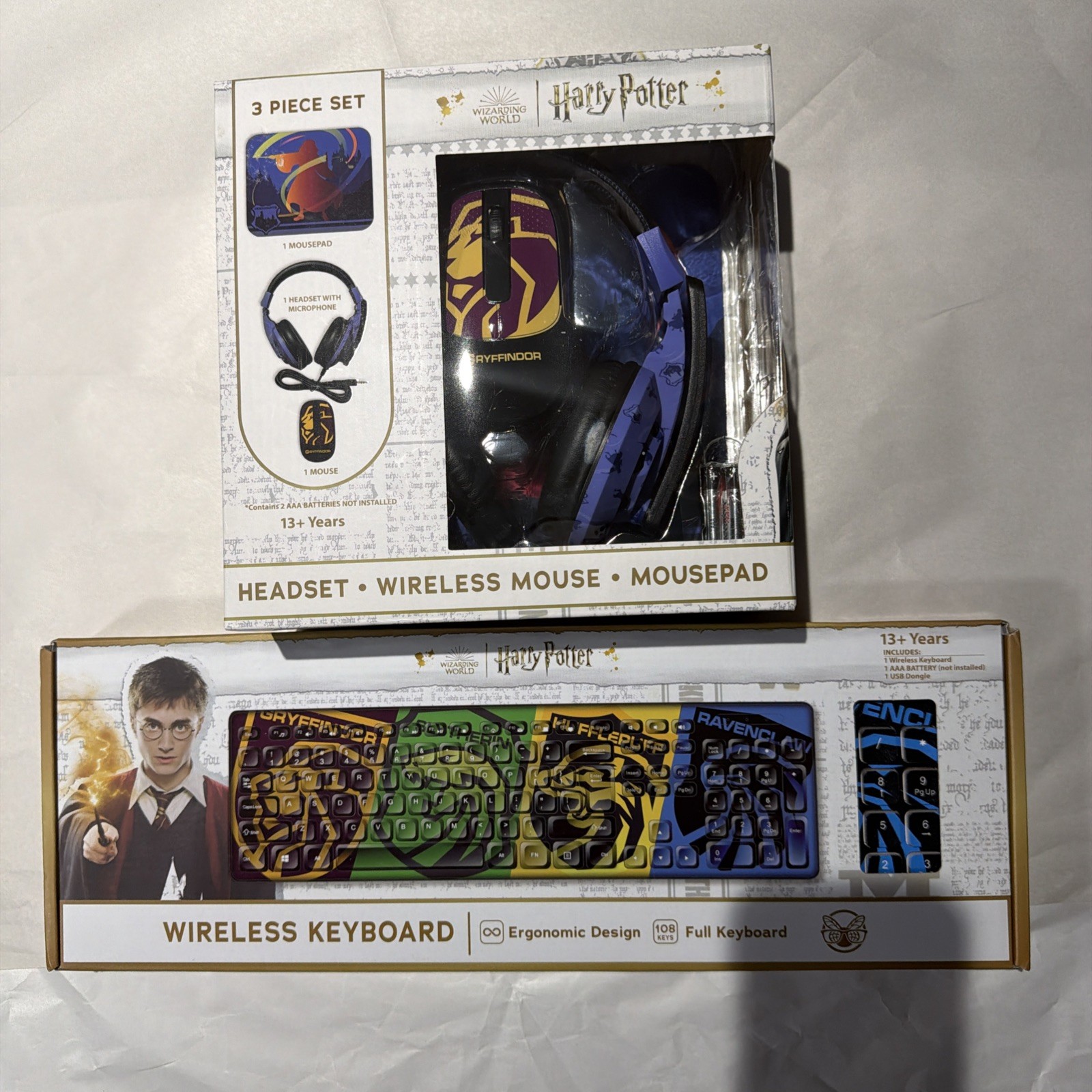 Harry Potter 3-Piece set & Wireless Keyboard CultureFly Rare - BRAND NEW SEALED