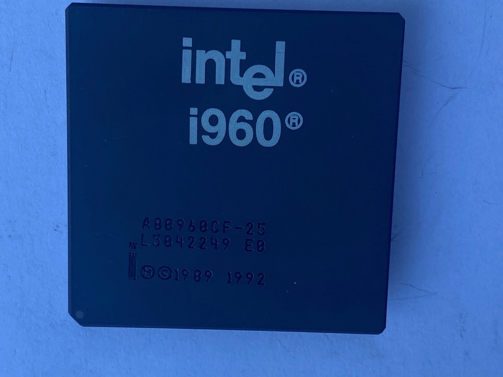 Intel i960 CPU A80960CF-25 32-Bit RISC Ceramic Vintage Processor Rare 1989 1992