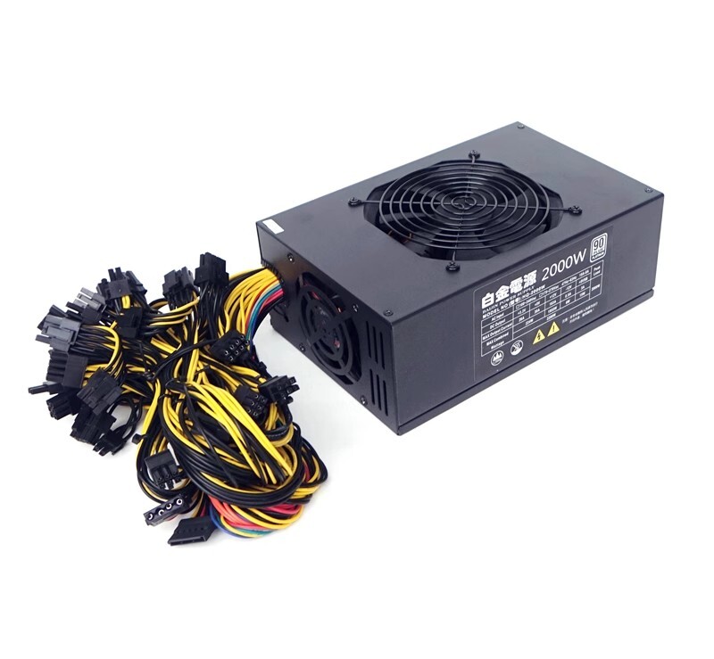 Computer Platinum 2000W Multi-channel Graphics ATX server Power Supply