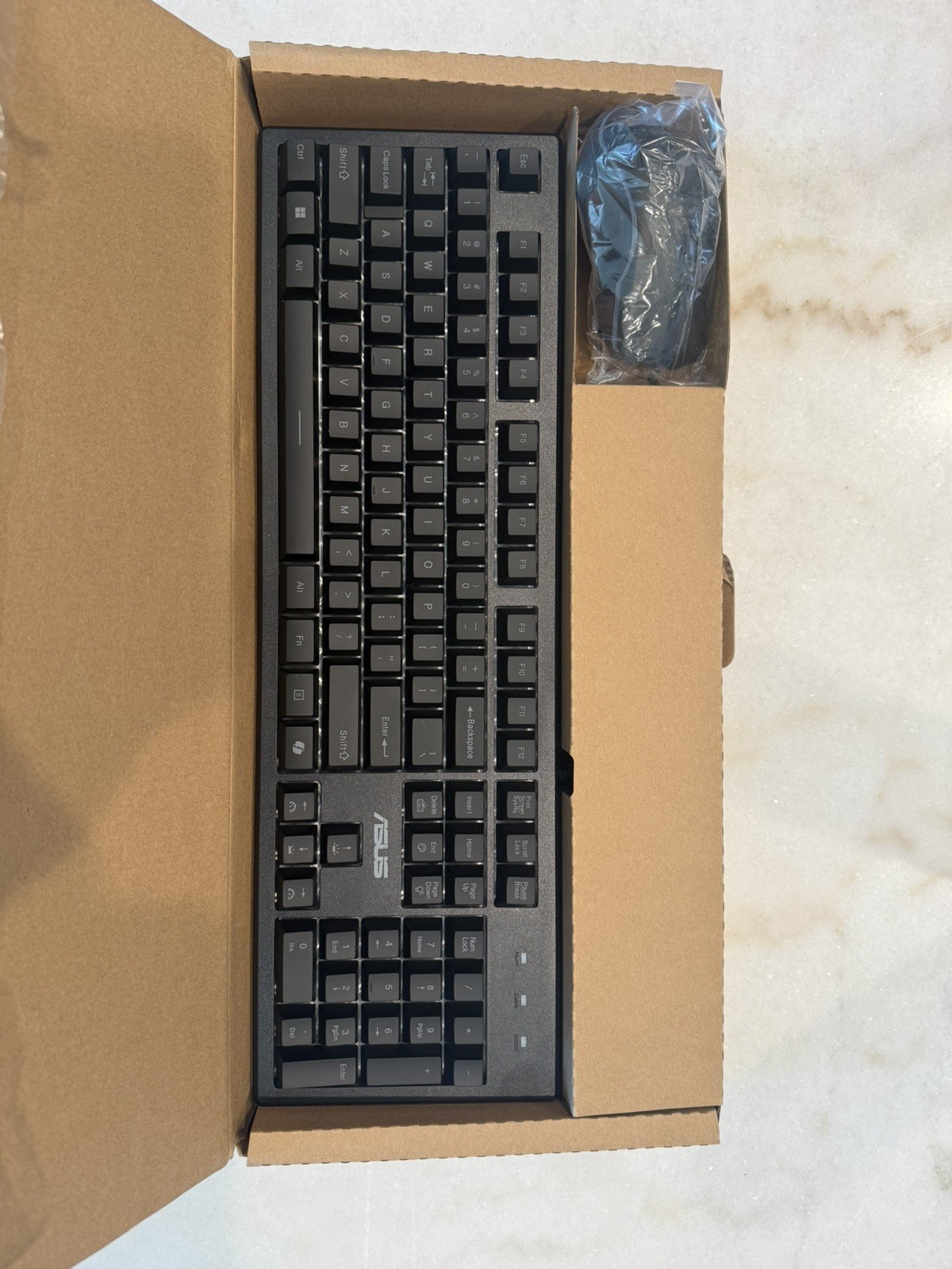 ASUS K710 RGB Keyboard + M12 Wired USB Gaming Keyboard and Mouse Bundle - NEW