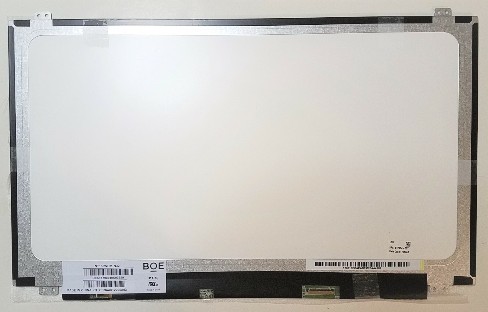 NEW - HP 15-BS 15BW 15-BS031WM 15.6" LCD Screen Panel 847654-007 NT156WHM-N32