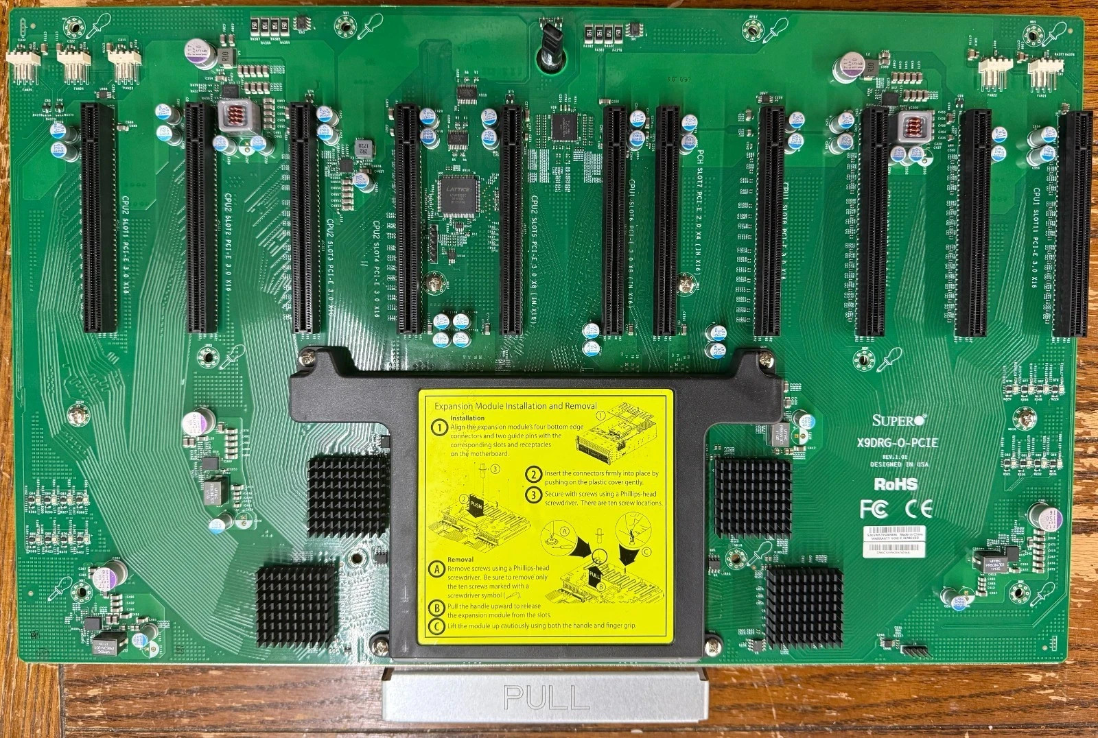 SuperMicro X9DRG-O-PCIE 4028/4029 Server PCIe Card Slot Expansion Board