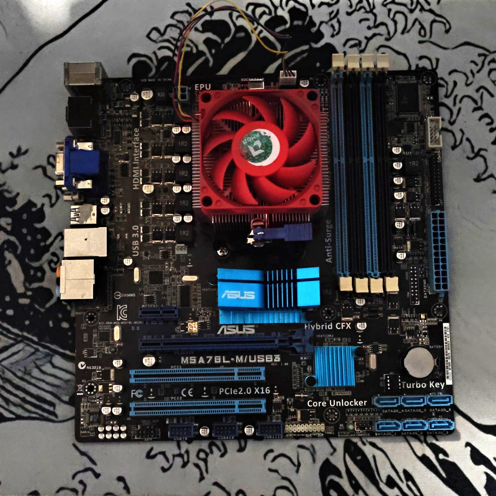 ASUS M5A78L-M/USB3 MicroATX AM3+ AMD CPU COMBO DDR3 4DIMM HDMI DVI VGA USB 3.0