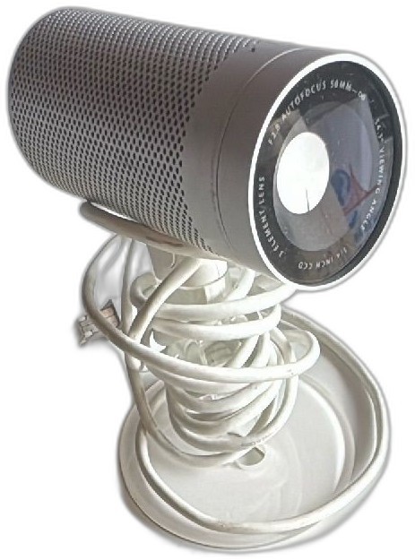 Apple Isight Firewire External Webcam Model A1023 Vintage Silver Gray USB