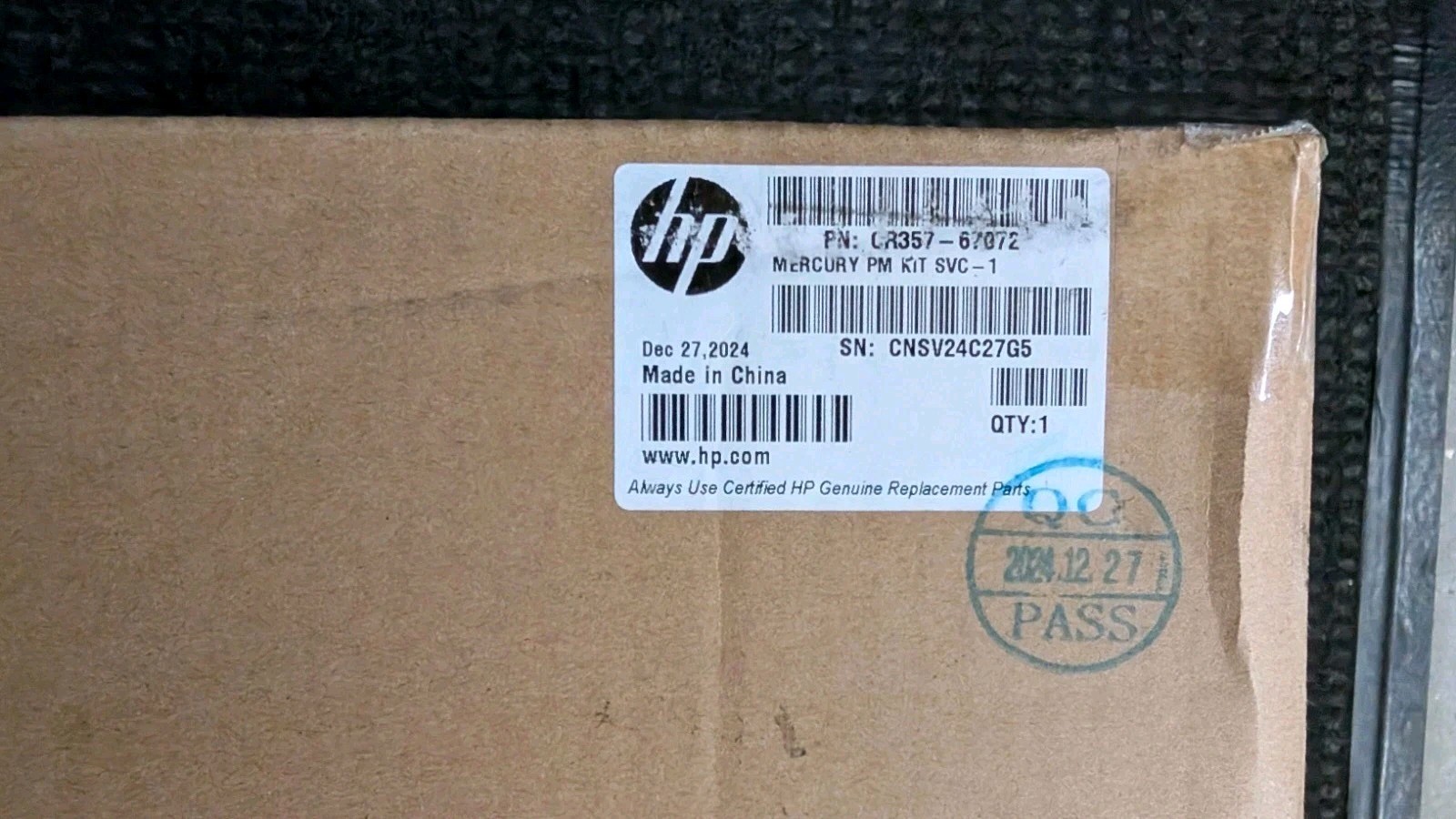 HP CR357-67022 OEM Preventative Maintenance Kit-NEW GENUINE 