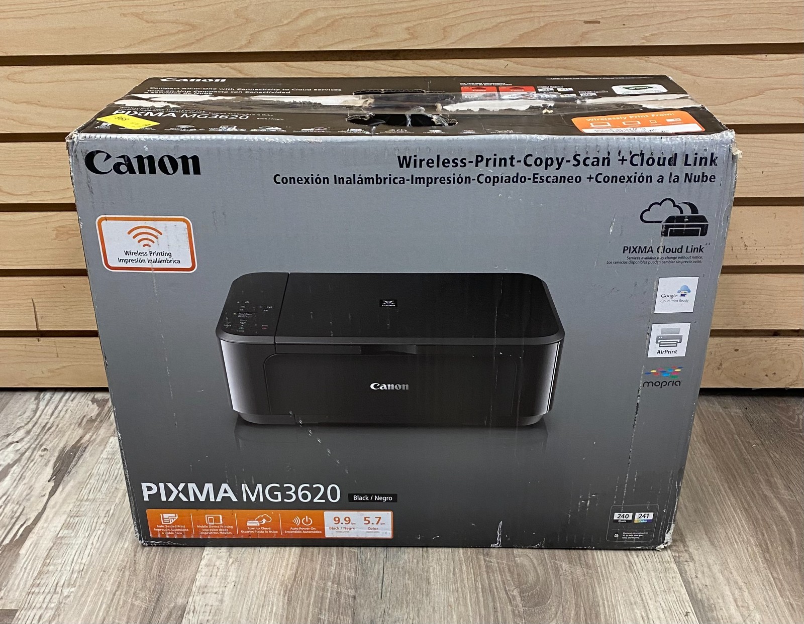 Canon PIXMA MG3620 Wireless Inkjet Photo All-in-One Printer, Black - Brand New.