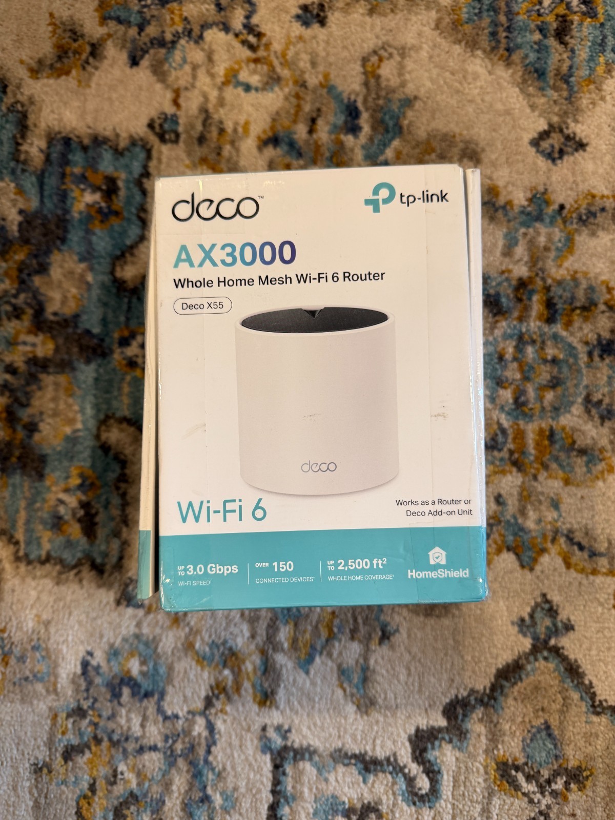 TP-Link Deco X55 AX3000 Wi-Fi 6 Mesh Router System 2500 Sq Ft Coverage New
