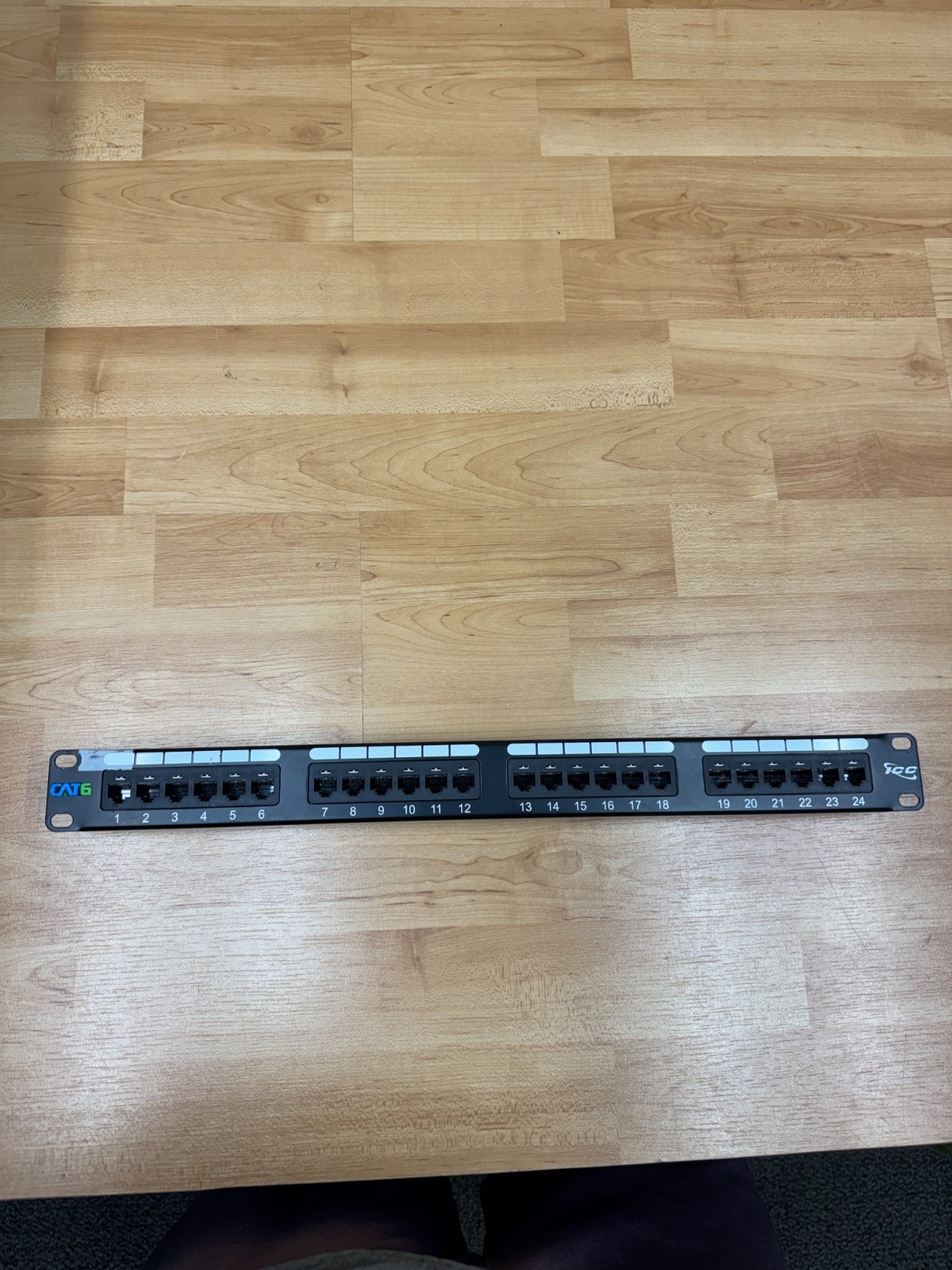 ICC-ICMPP02460 PATCH PANEL, CAT 6, 24-PORT, 1 RMS by ICC