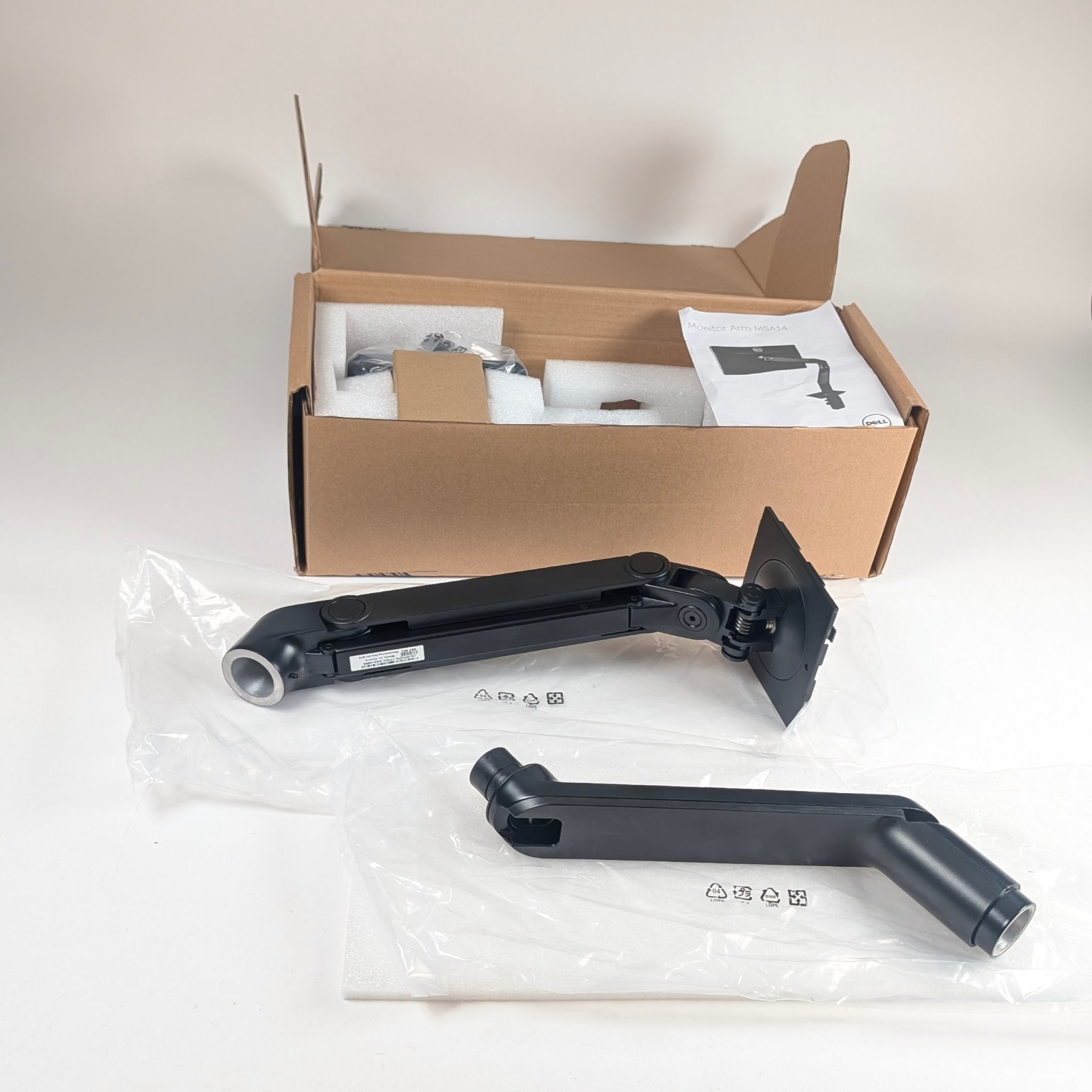 Dell MSA14 Single Monitor Articulating Desk Mount VESA Black
