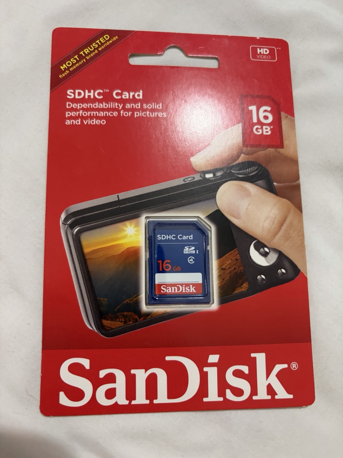 SanDisk 16GB Standard SD (SDHC) Card Class 4 SDSDB-016G-A46 