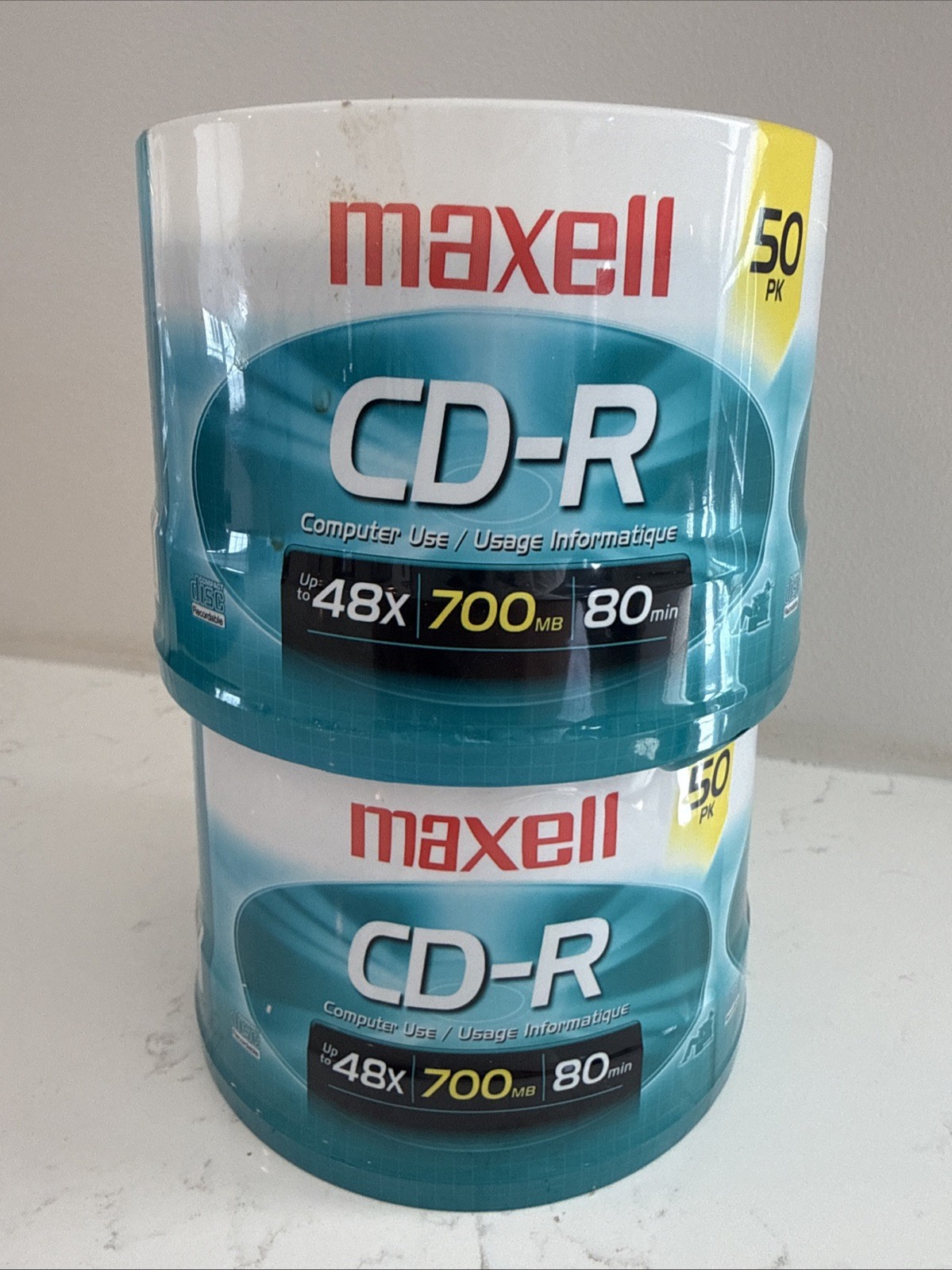 Maxell CD-R 80 min 700 MB 50-Pack (2)