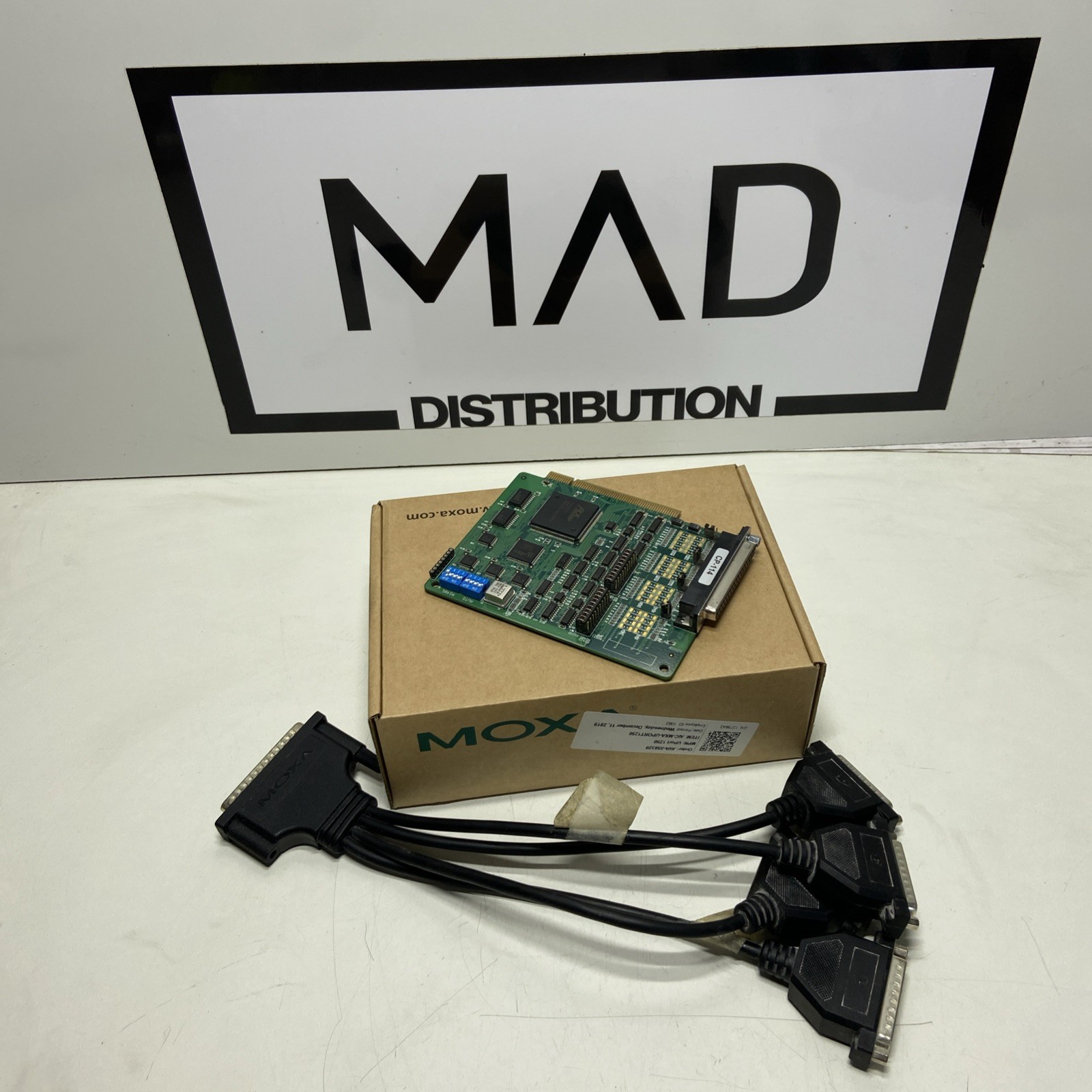Moxa CP-114S CP114S/DB9M PCI Serial Card with CBL-M37M25