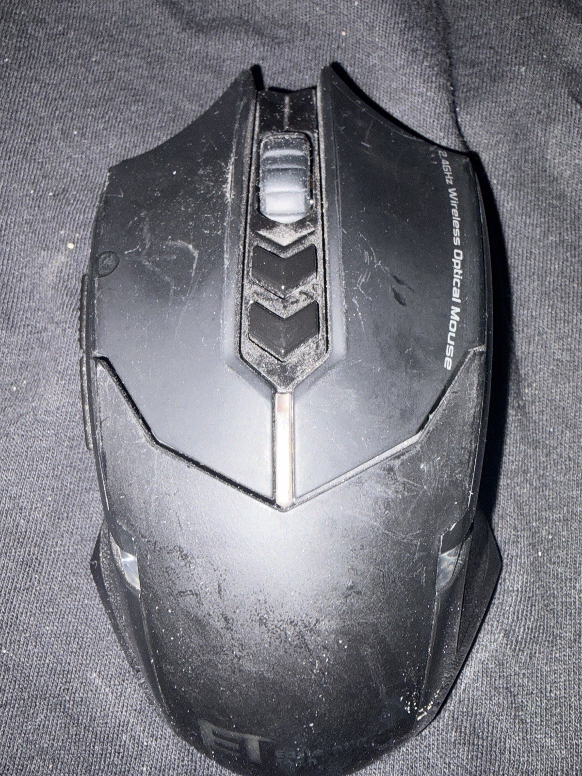 ET Easterntimes Tech X-08 2.4GHz Wireless Optical Mouse Black MISSING USB 