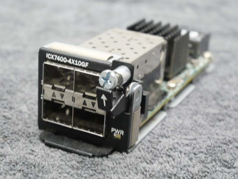 Brocade Ruckus ICX7400-4X10GF 4-Port 10GbE SFP+ Network Uplink Module