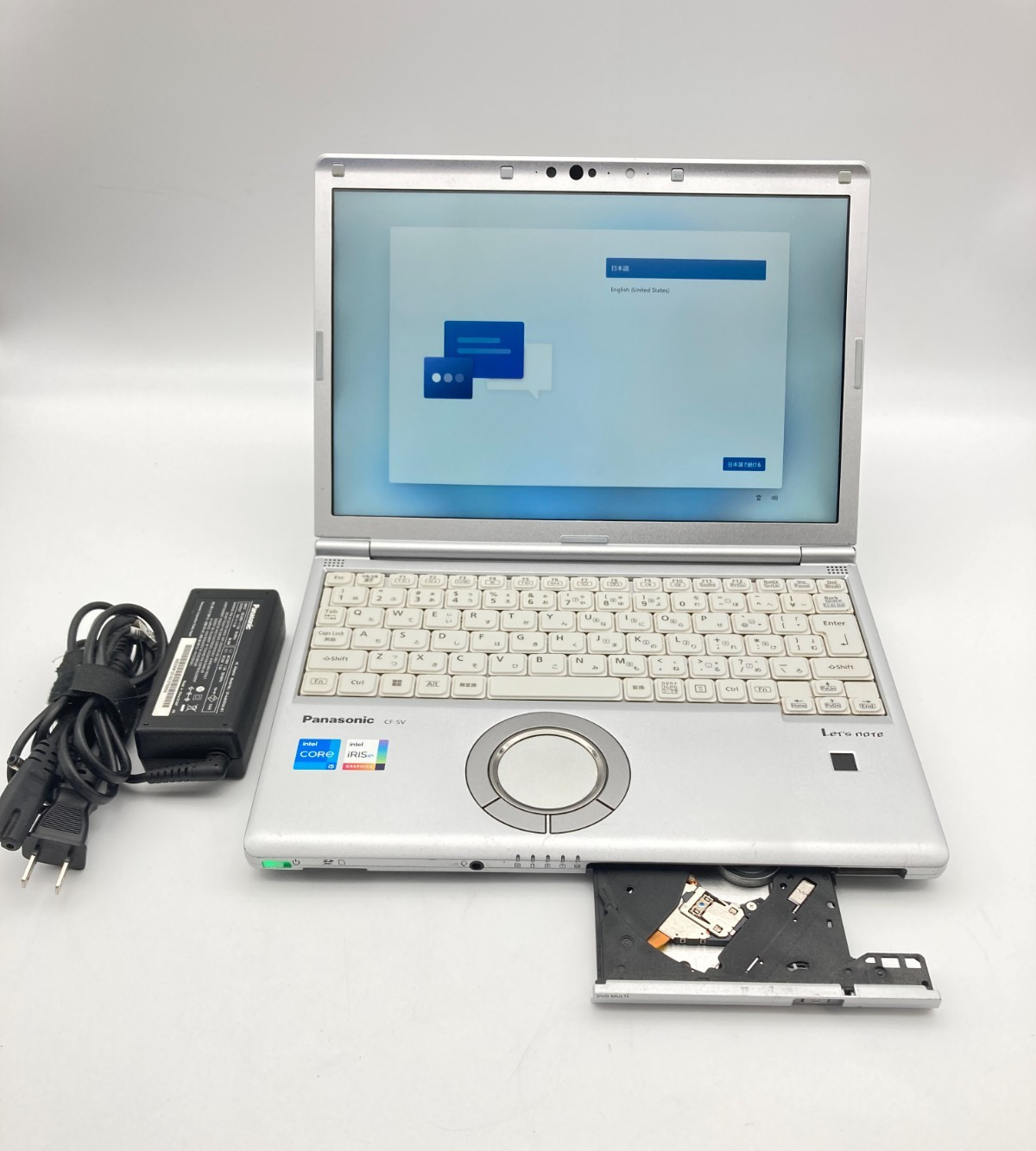 Panasonic Let's note CF-SV2 Core i5-1155G7 RAM 16GB SSD 512GB ODD WUXGA w/ AC