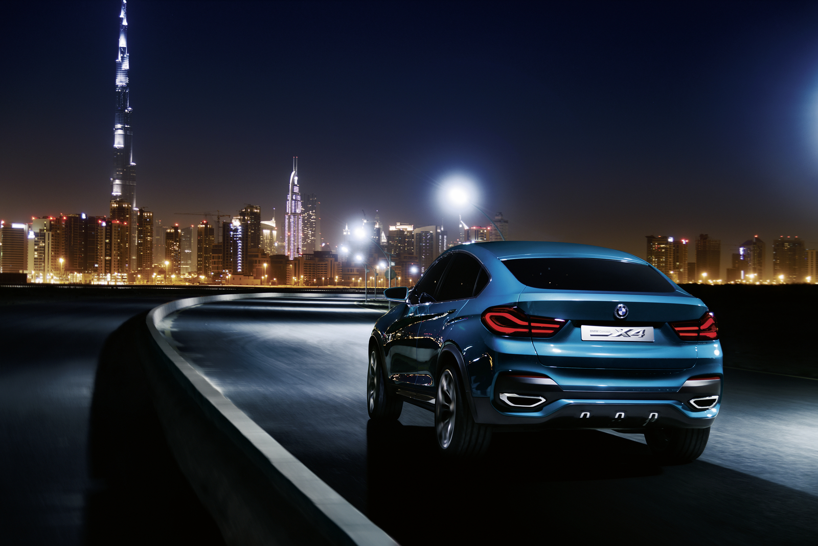 Cars bmw concept Desk Mat Stitched