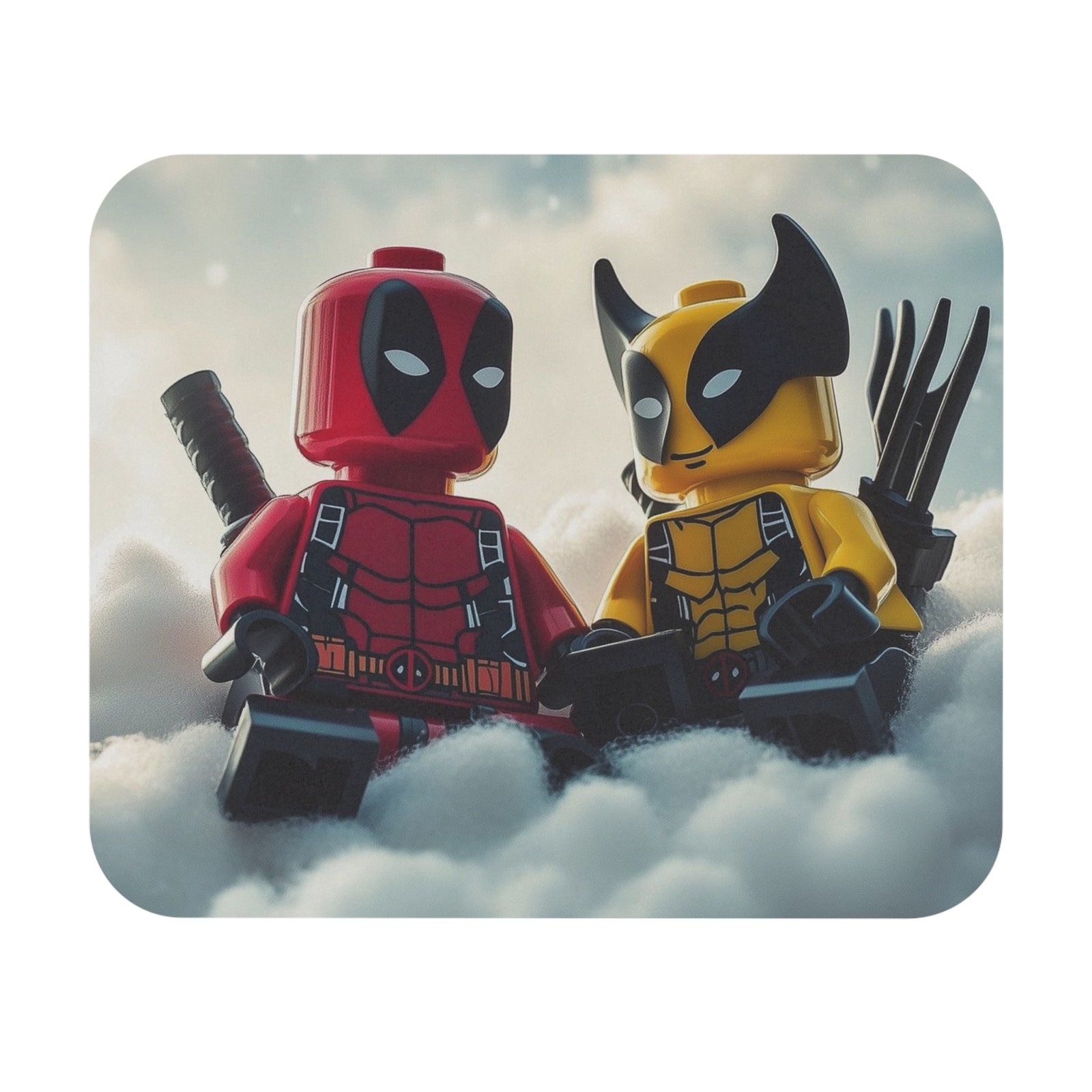 Lego Deadpool and Wolverine Mouse Pad, Desk Accessory, Gaming Gear, Office