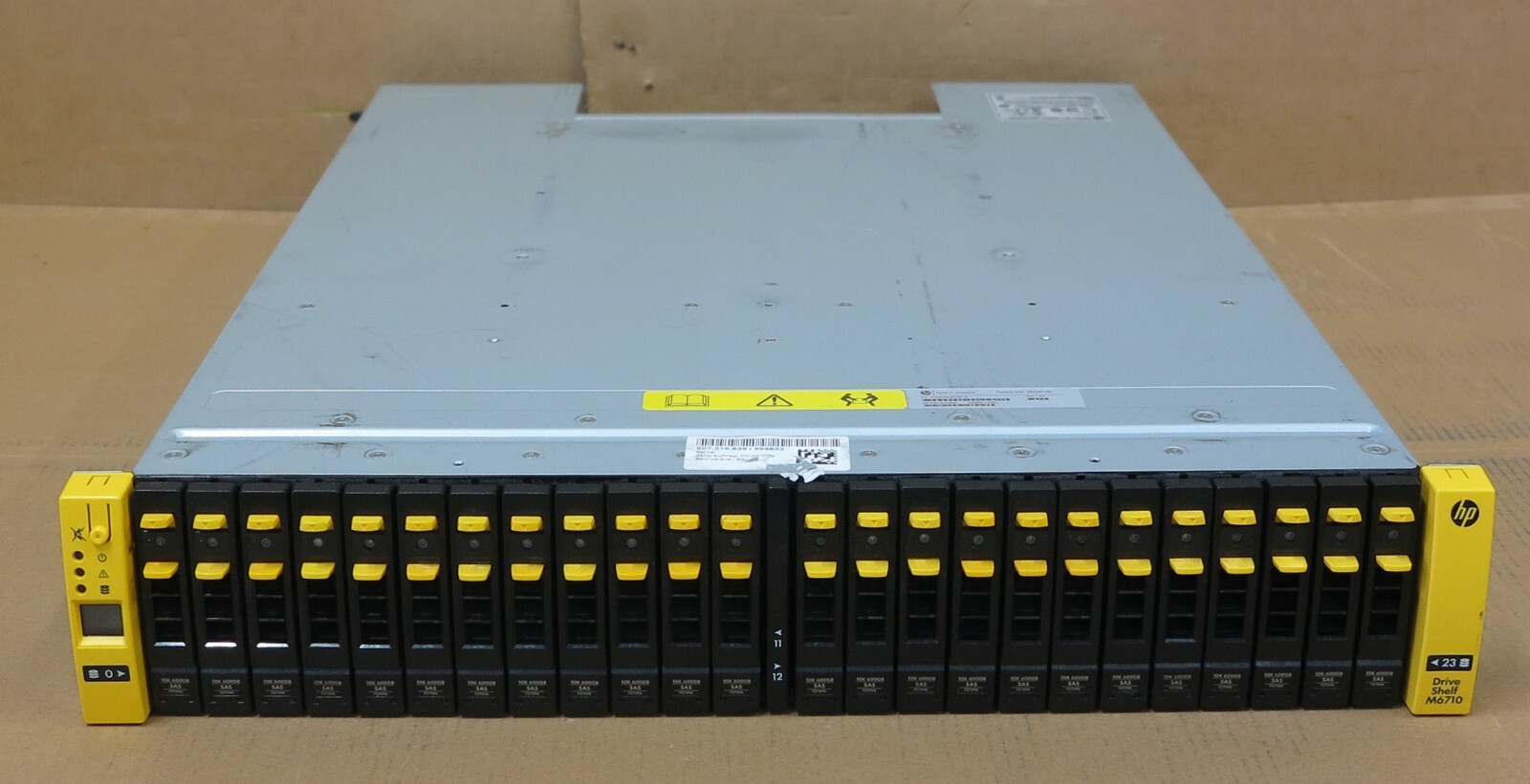 HP 3PAR Drive Shelf M6710 2U Array 14.4TB HDD 2x I/O Controller 683251-001