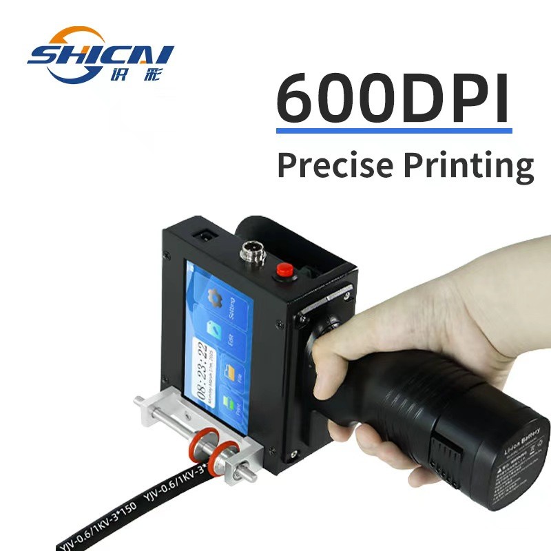 Handheld Inkjet Printer for Printing Expiry Date and Serial on Wire and Cables