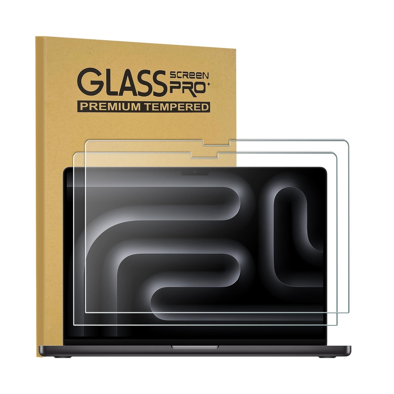 KEANBOLL (2-Pack MacBook Pro 16 Tempered Glass Screen Protector for MacBook P...