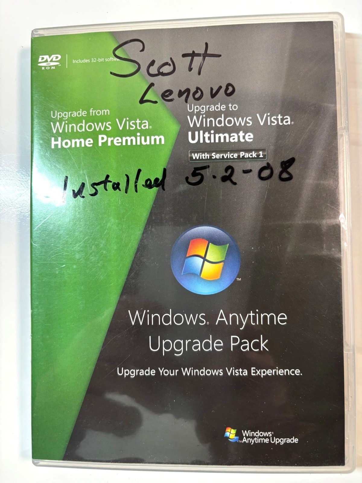 Windows Vista Anytime Upgrade Pack From Home Premium To Ultimate
