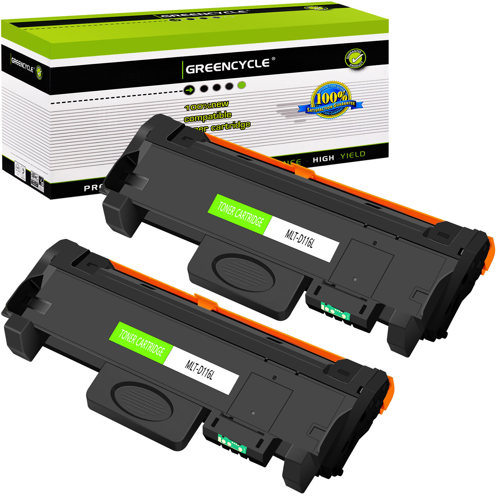 2PK MLT-D116L Toner Fits For SAMSUNG SL-M2826ND SL-M2836 M2875FW M2875FD M2876FH