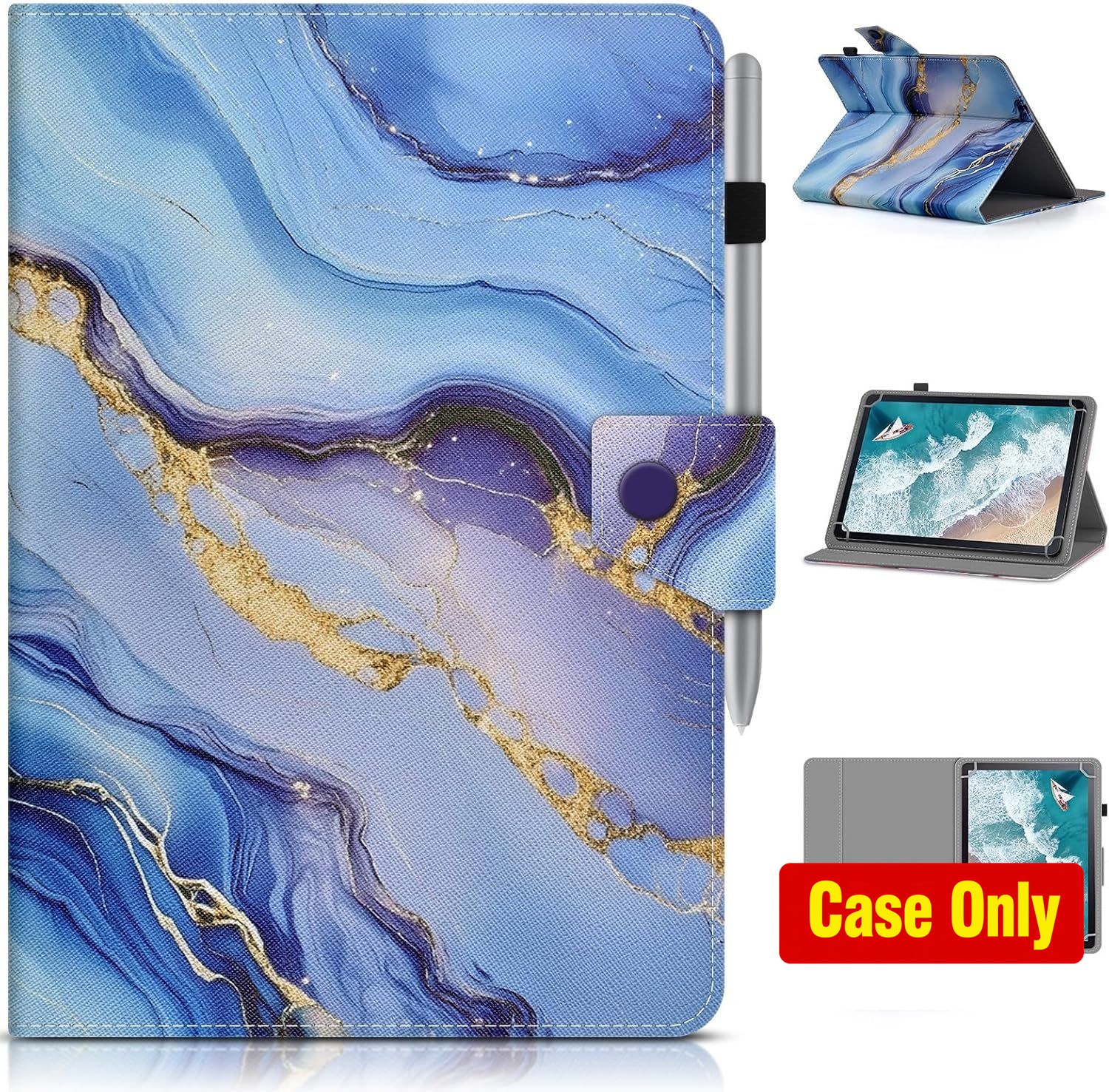 Case for 10.1 Inch Tablet, Shockproof Design, Lightweight and Durable