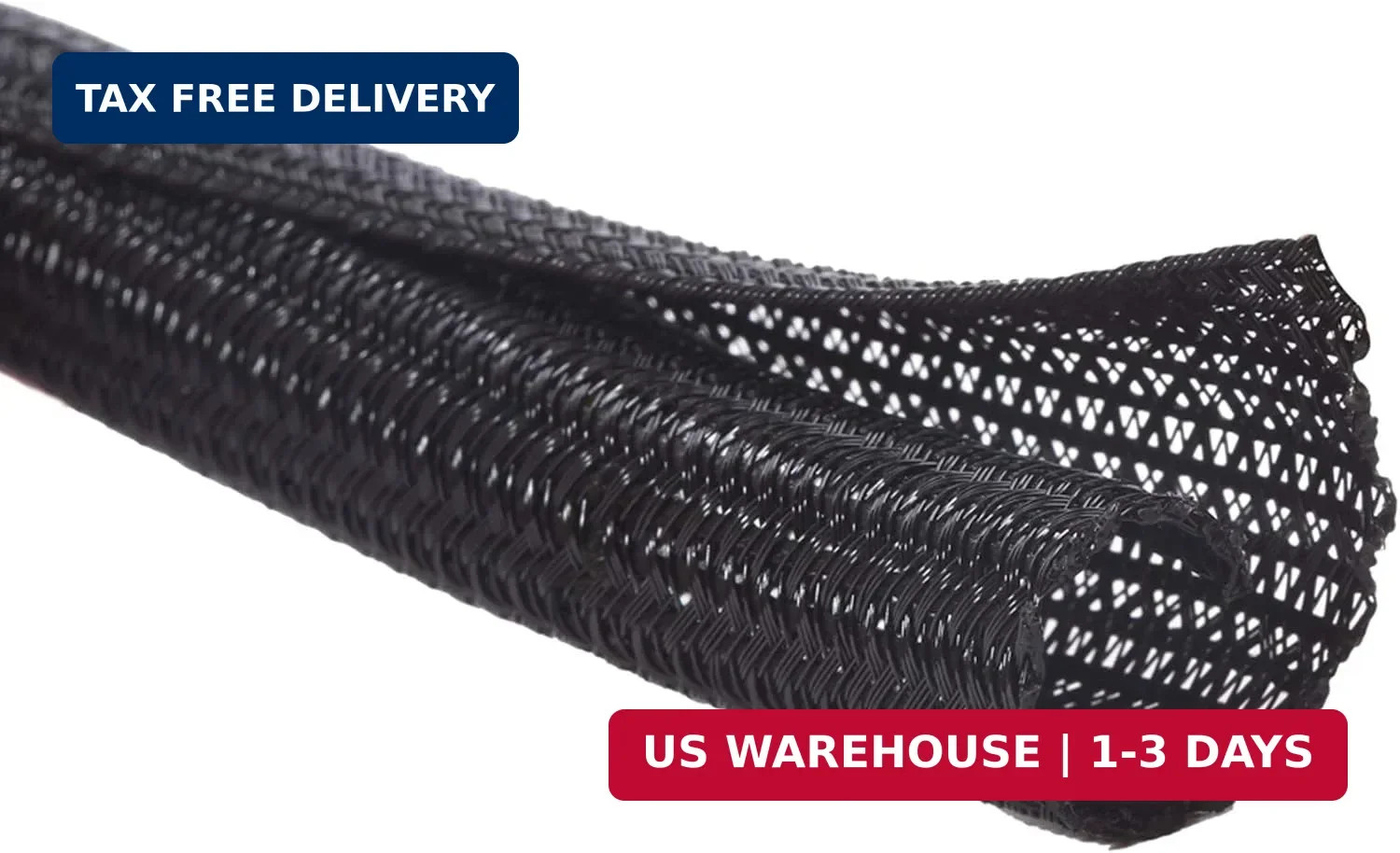 25ft - 3/8 inch Cord Protector Wire Loom Tubing Cable Sleeve Split Sleeving For