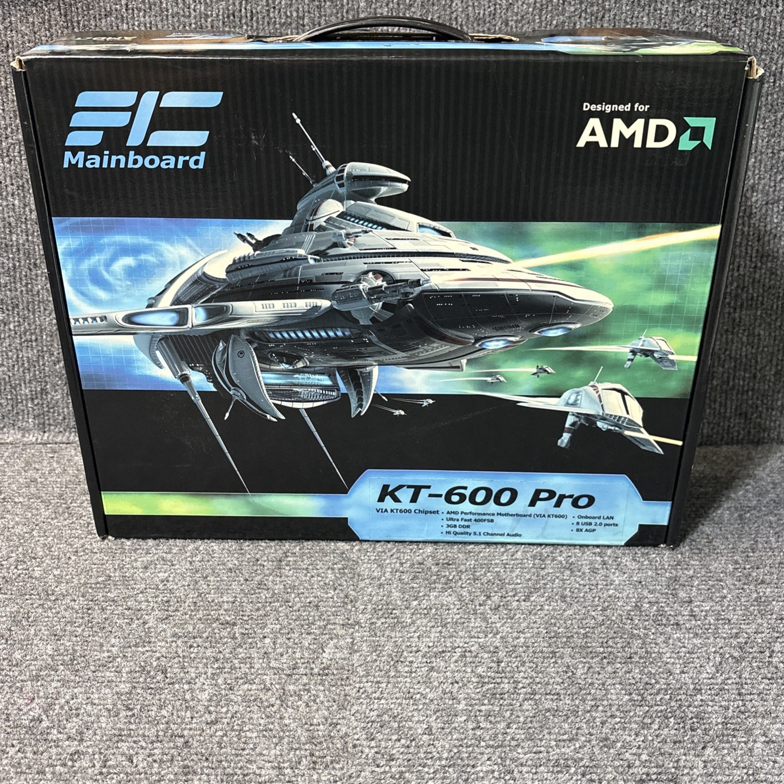 FIC Biostar M7VIP Pro Mainboard VIA KT600 Chipset 400FSB 8X AGP Onboard LAN