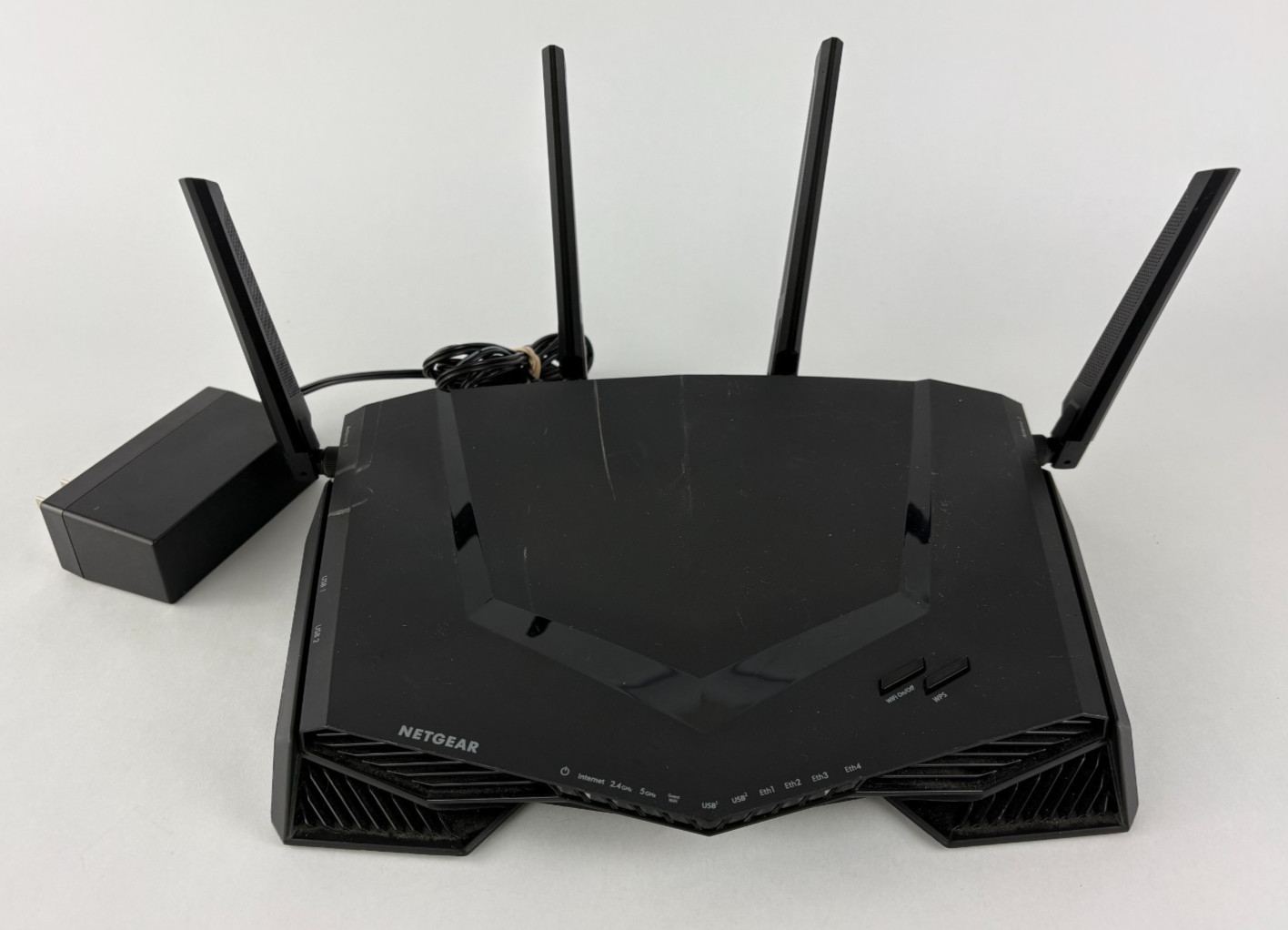 NETGEAR Nighthawk XR500 Dual-Band Gaming Router 4-Port Gigabit with Power