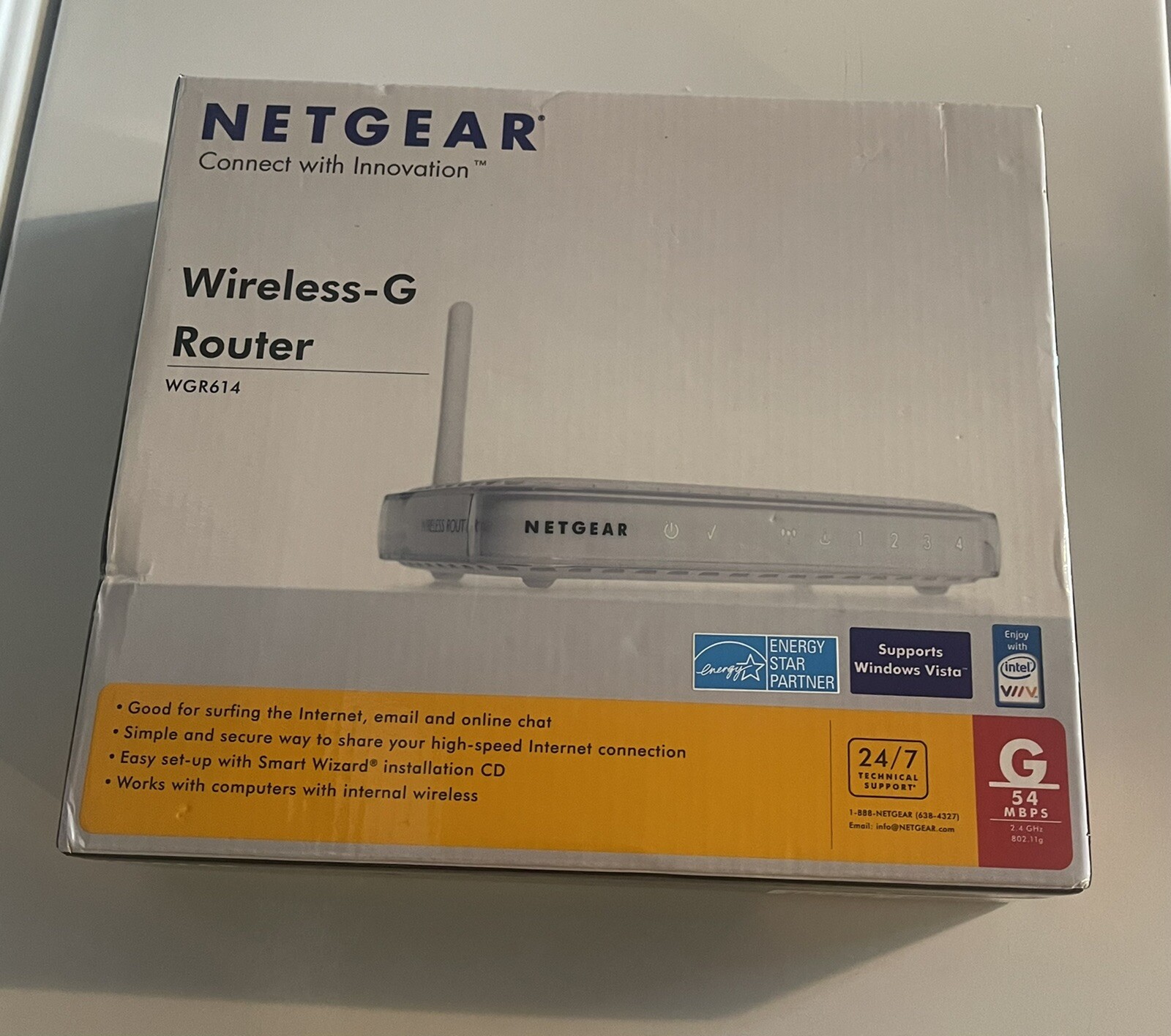 WGR614 Wireless-G Router  … Net Gear Open Box New  