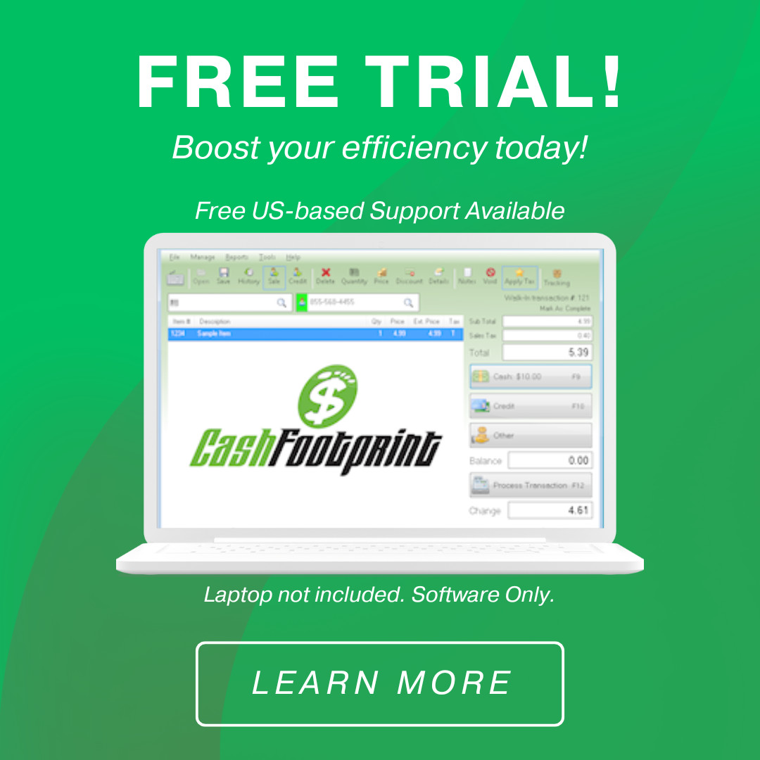 Point of Sale POS SOFTWARE with Inventory & Customers for Retail - CashFootprint