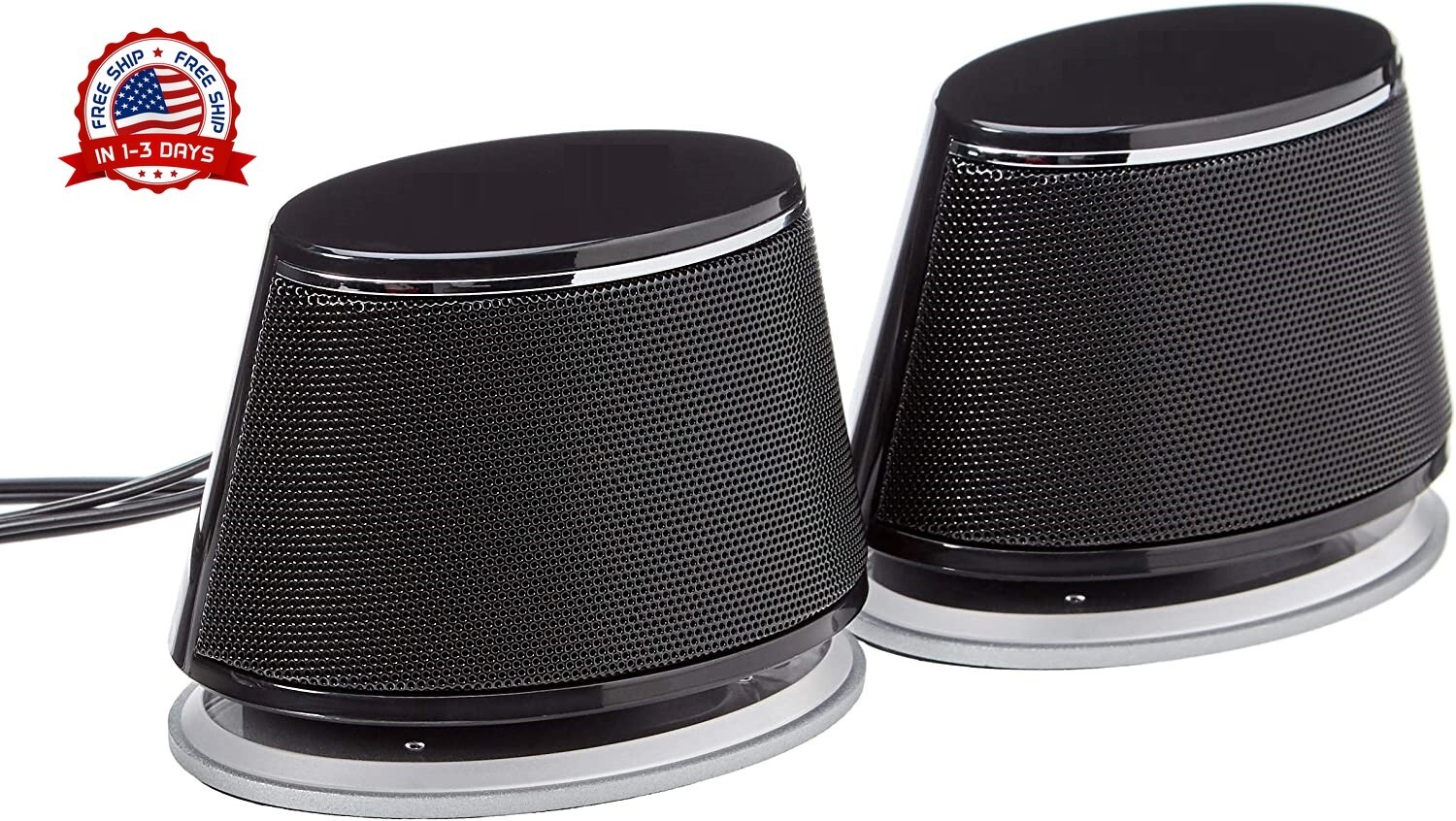 Parlantes Bocinas Altavoces Para PC Computadora Gamer Videojuegos Con Luces LED