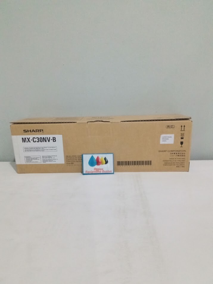 Sharp MX-C30NVB Black OEM Developer, 75K pages