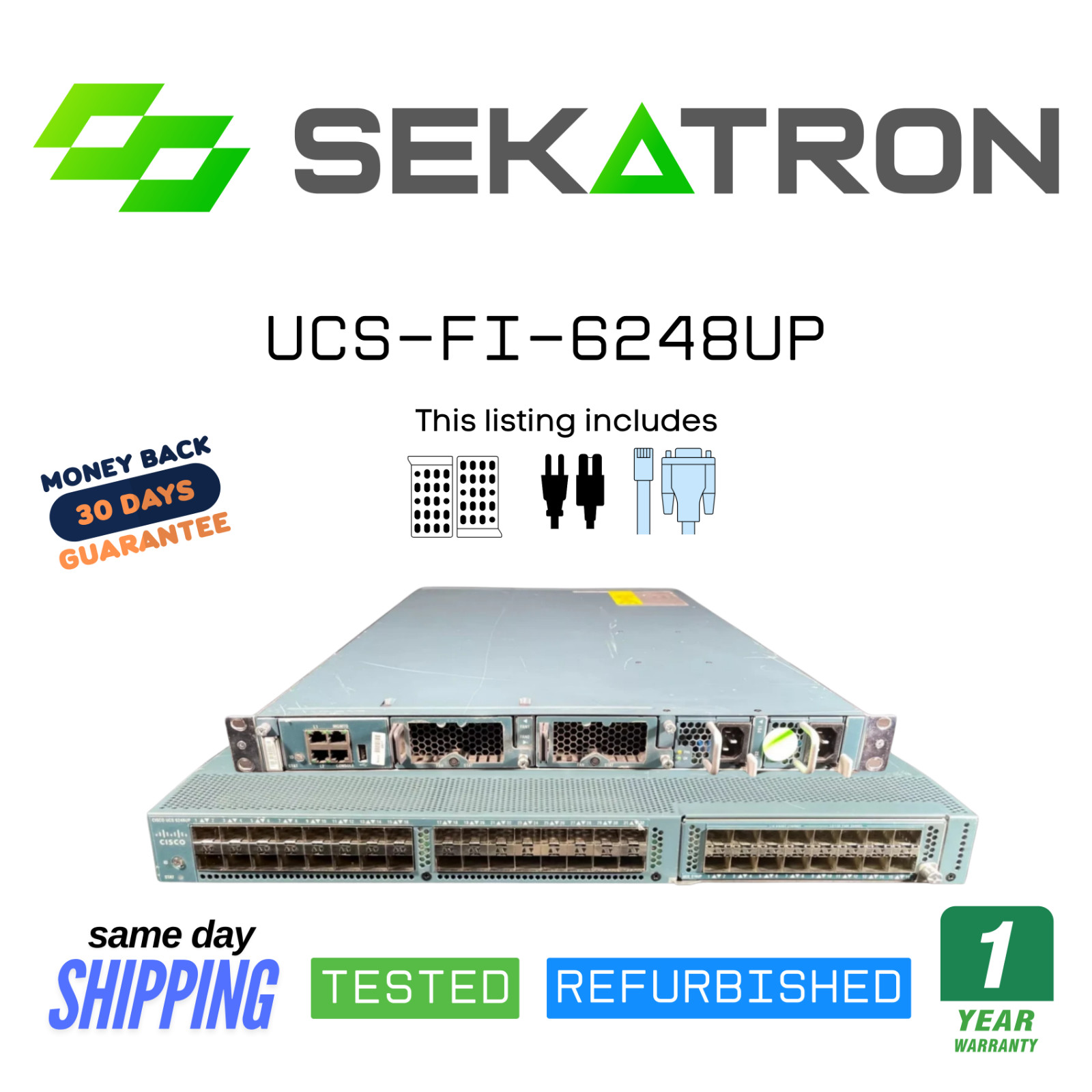♻️ Cisco UCS-FI-6248UP Fabric Interconnect Switch – USED ⚡Fast Shipping